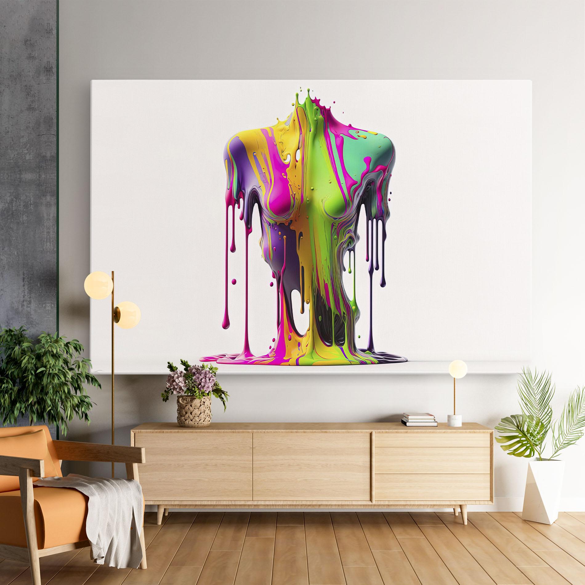 Tablou Canvas Colorful Body mockup 9