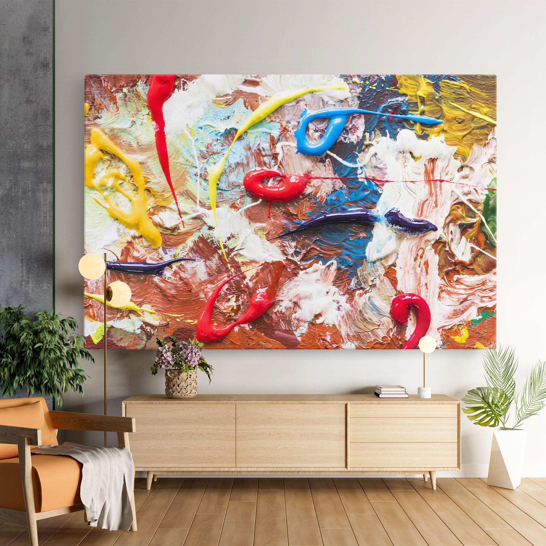 Tablou Canvas Paint Color mockup 9