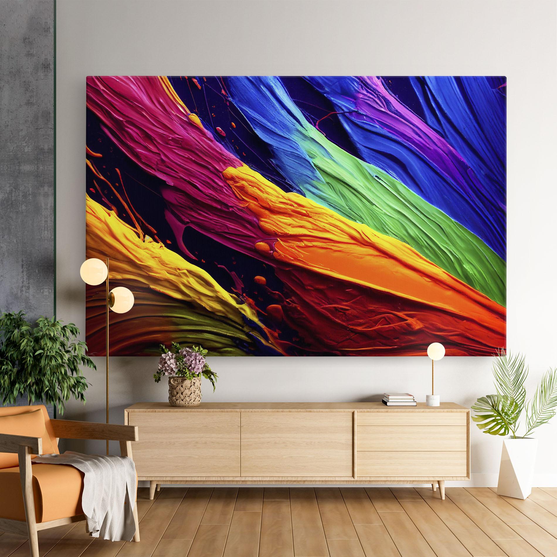 Tablou Canvas Powder Explosion mockup 9