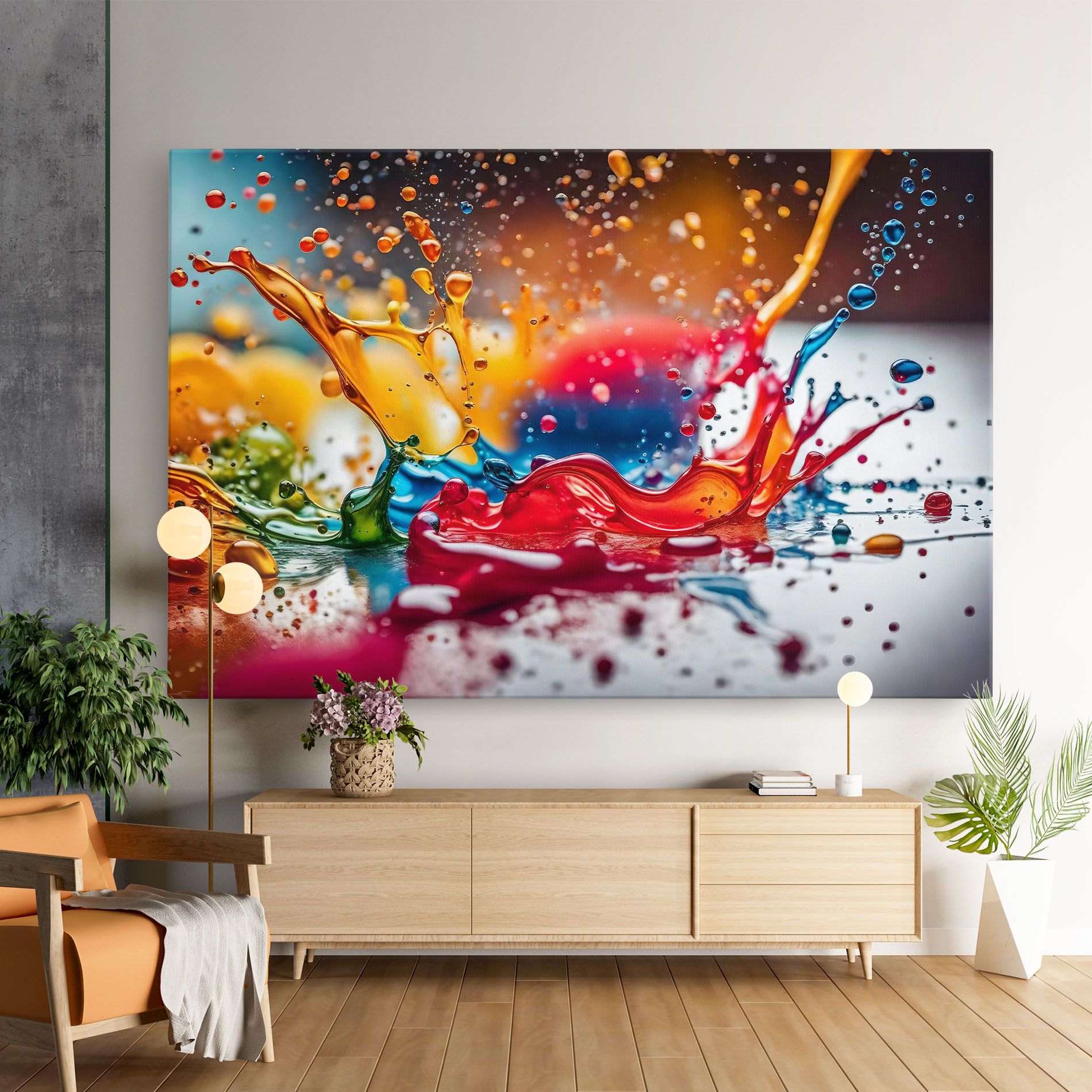 Water Color Splash mockup 9