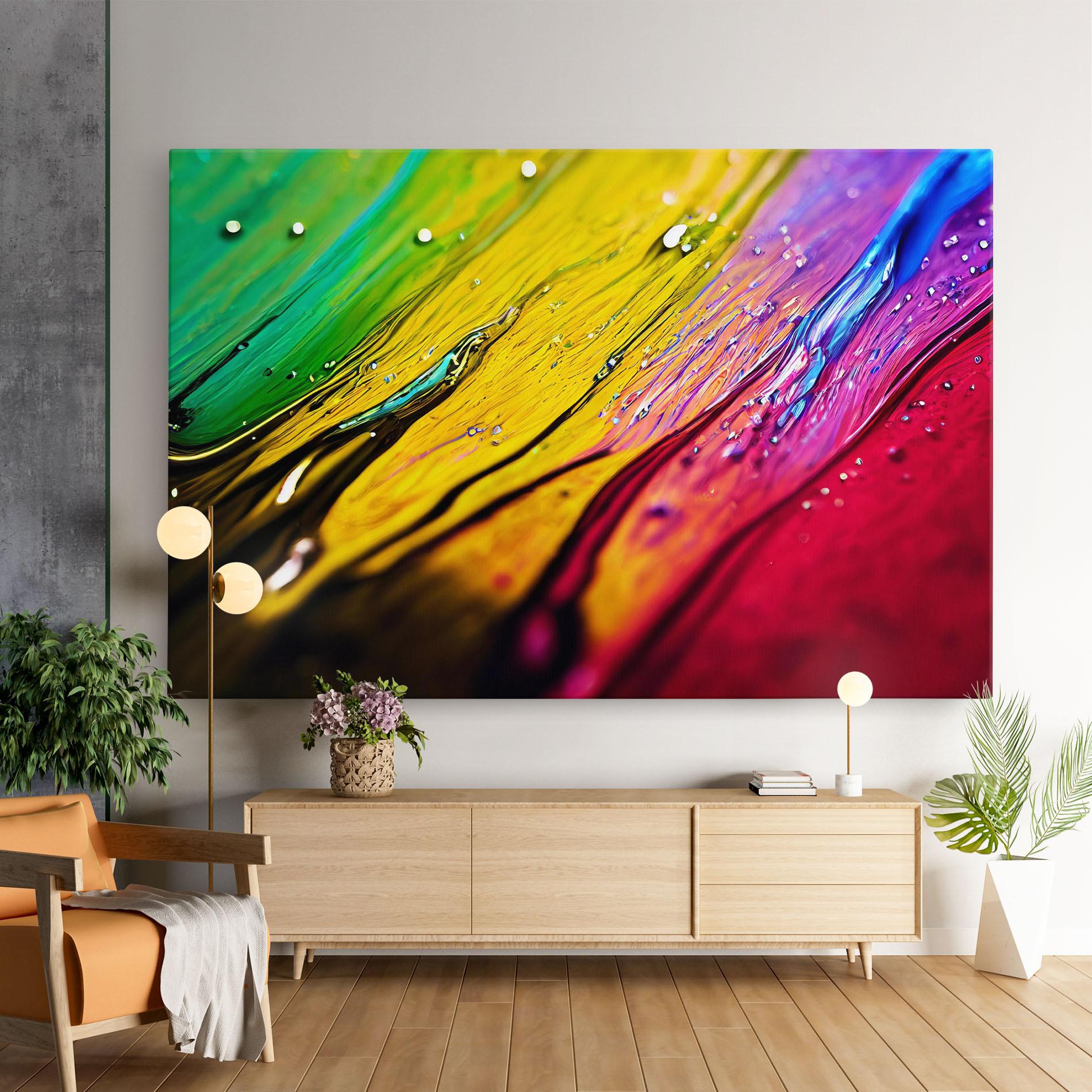 Tablou Canvas Yellow Green mockup 9