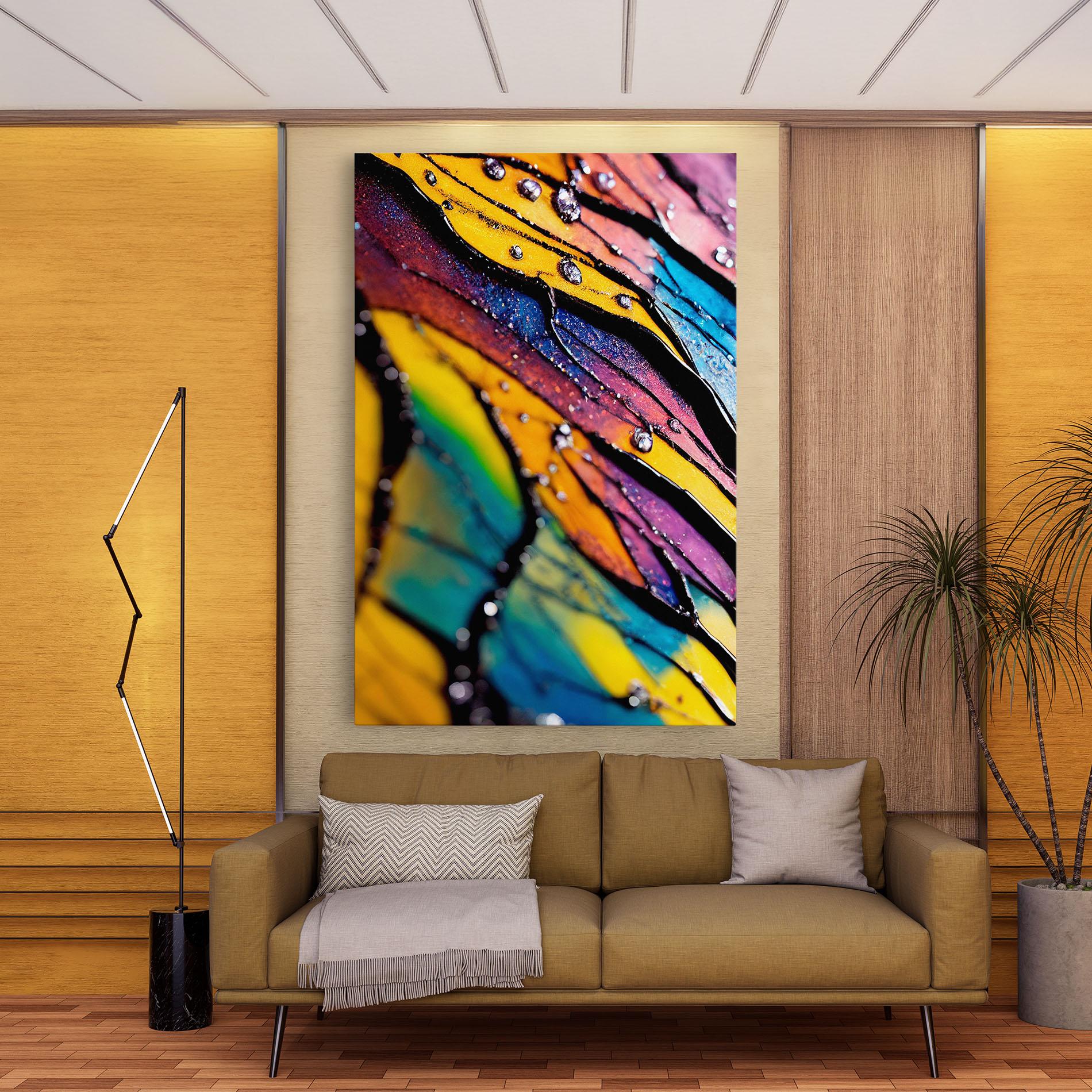 Tablou Canvas Beautiful Colorful Epoxy mockup 9