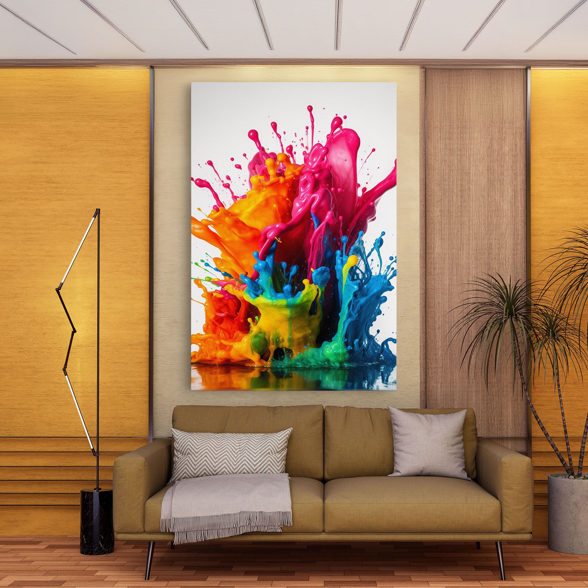 Colorful Explosion Paint mockup 9
