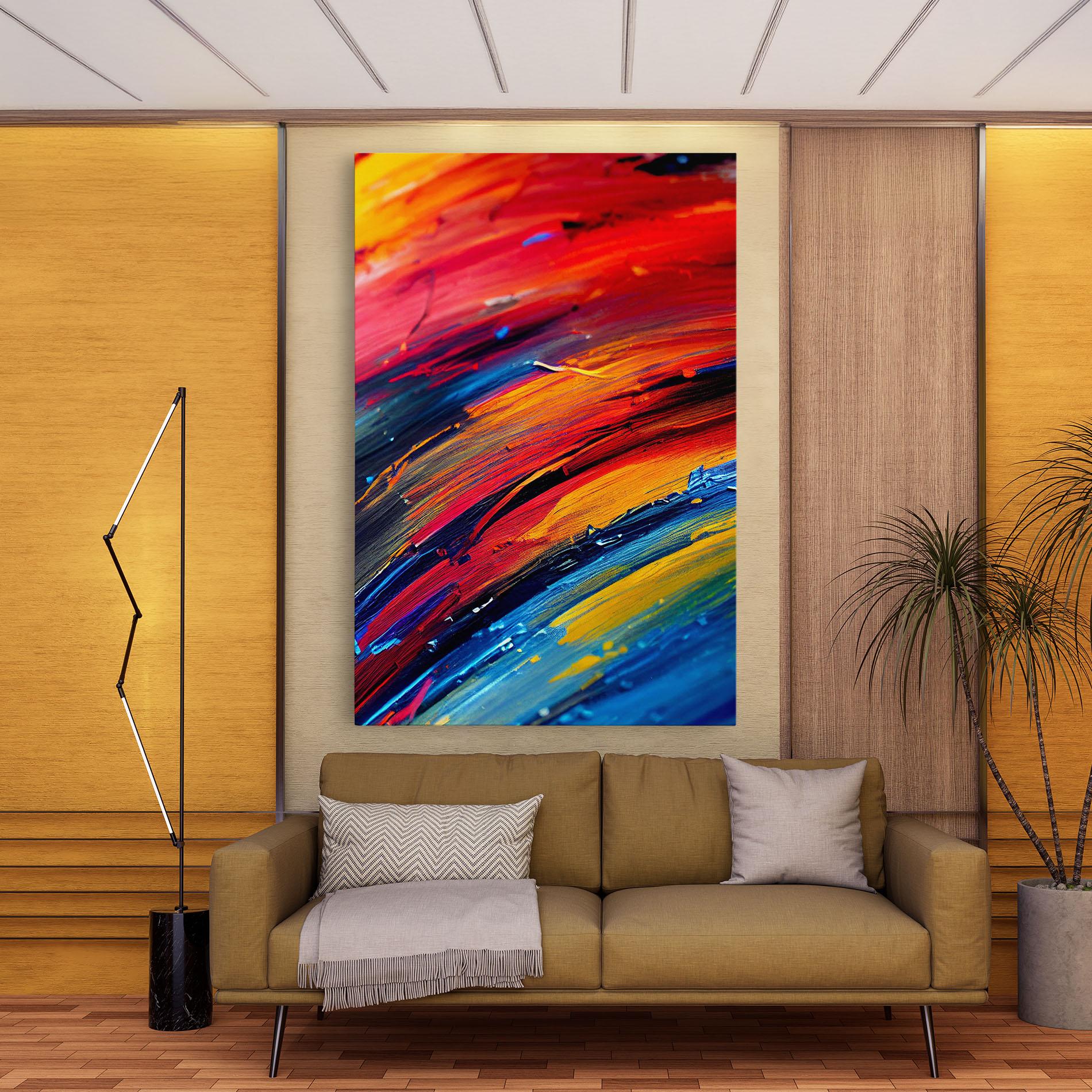 Tablou Canvas Horizontal Color Shot mockup 9