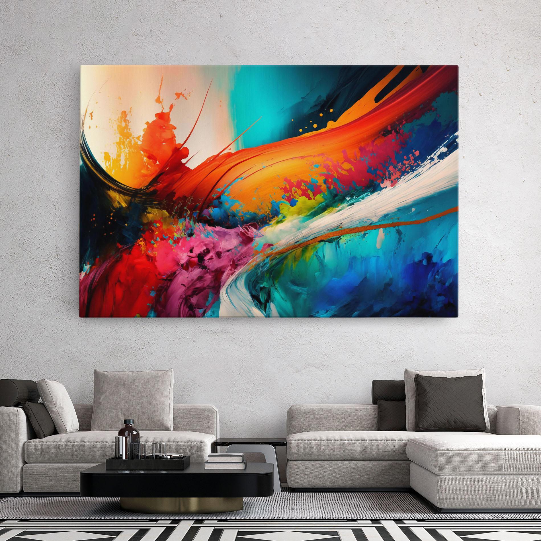 Tablou Canvas Art Brush Strokes mockup 2