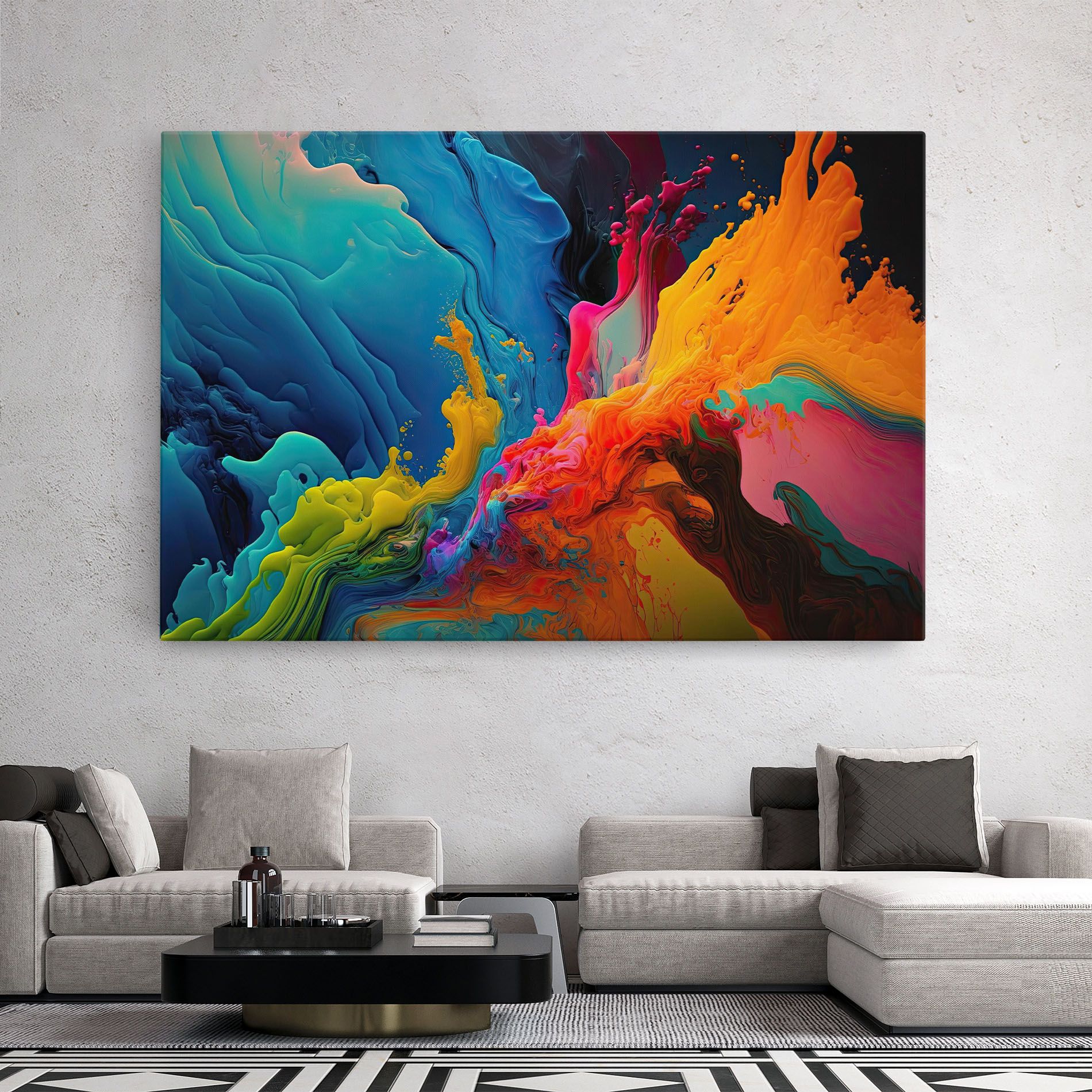 Color Floating mockup 2