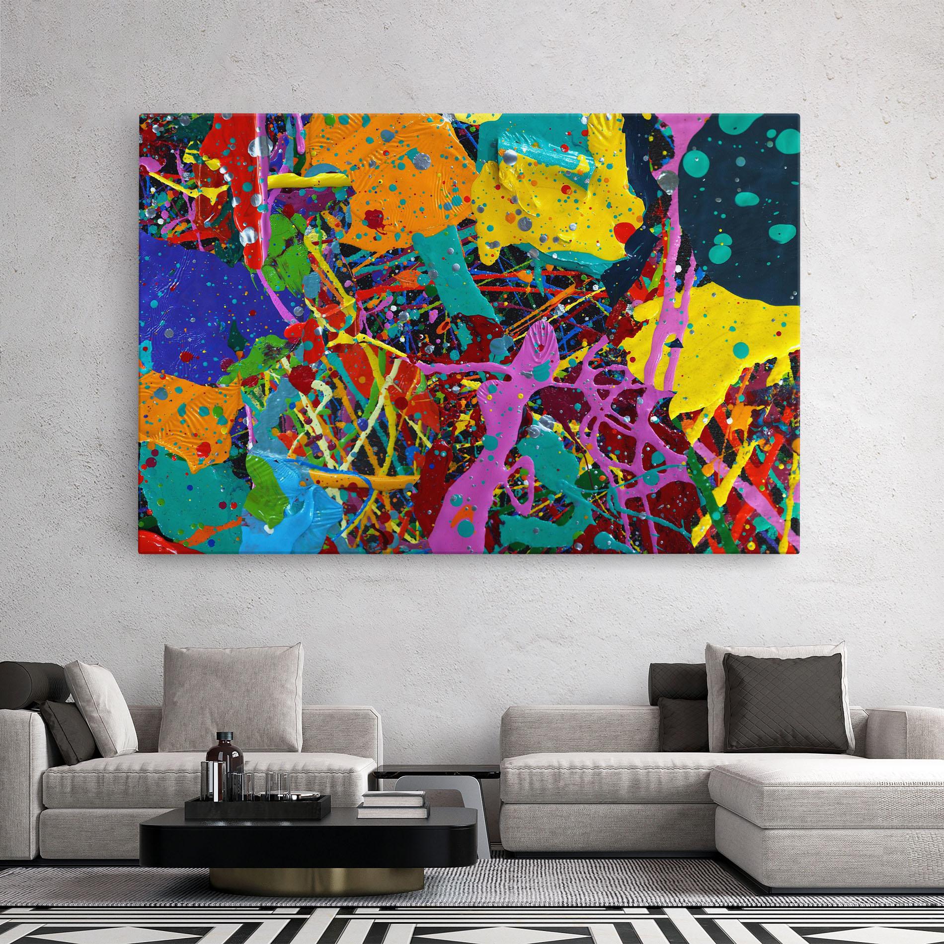 Tablou Canvas Dark Panorama mockup 2