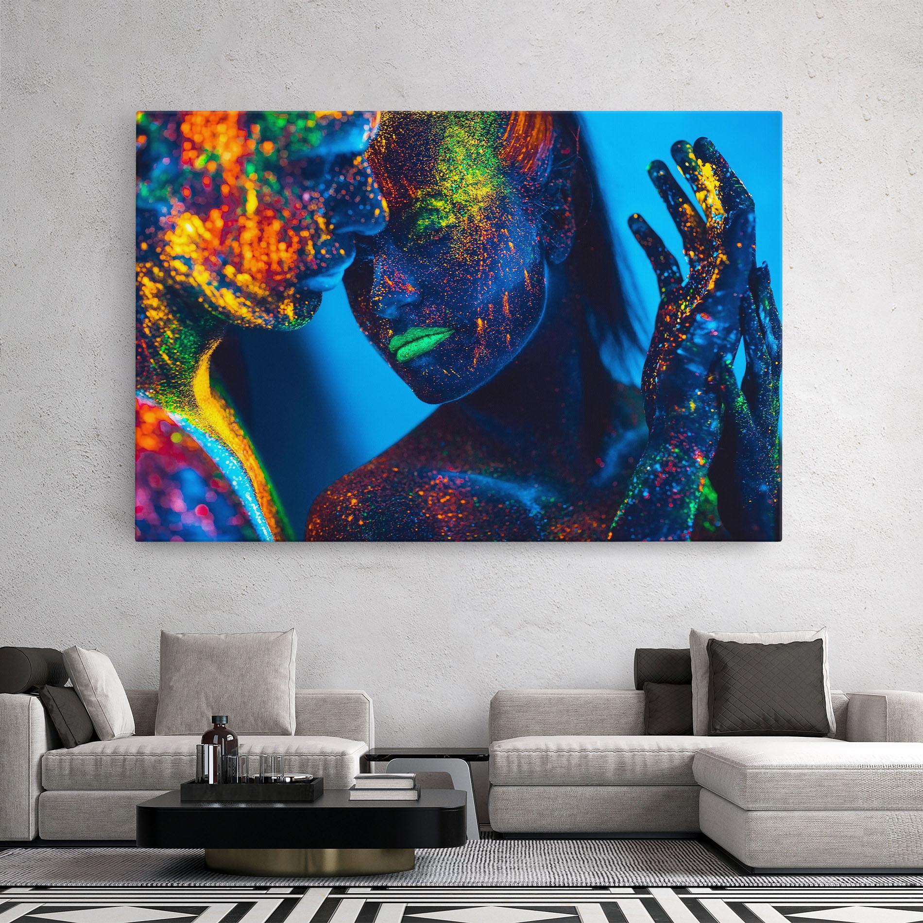 Tablou Canvas Fluorescent Couple mockup 2