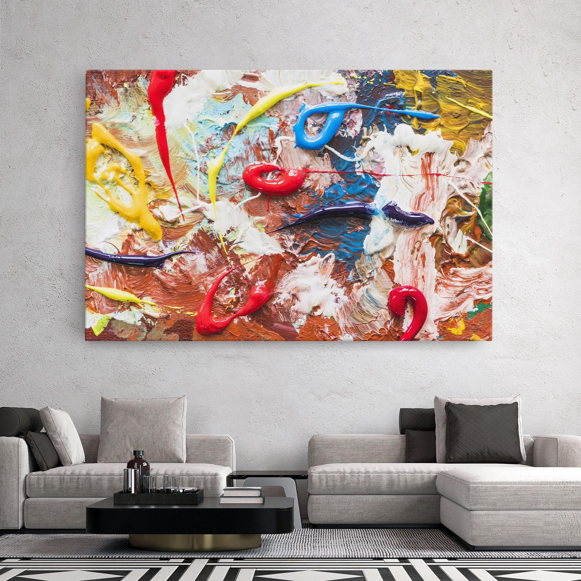 Tablou Canvas Paint Color mockup 2