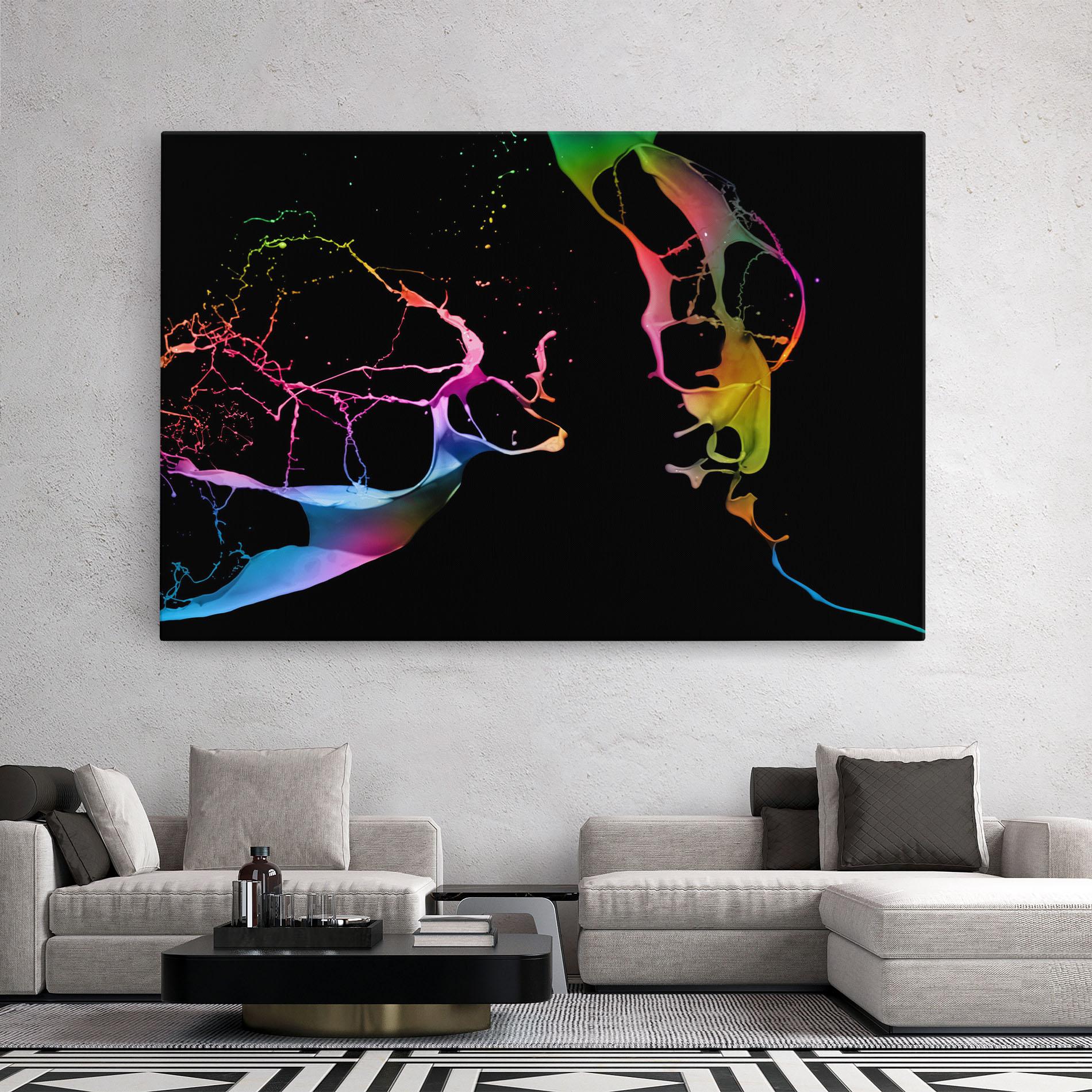 Tablou Canvas Paint Splashes mockup 2