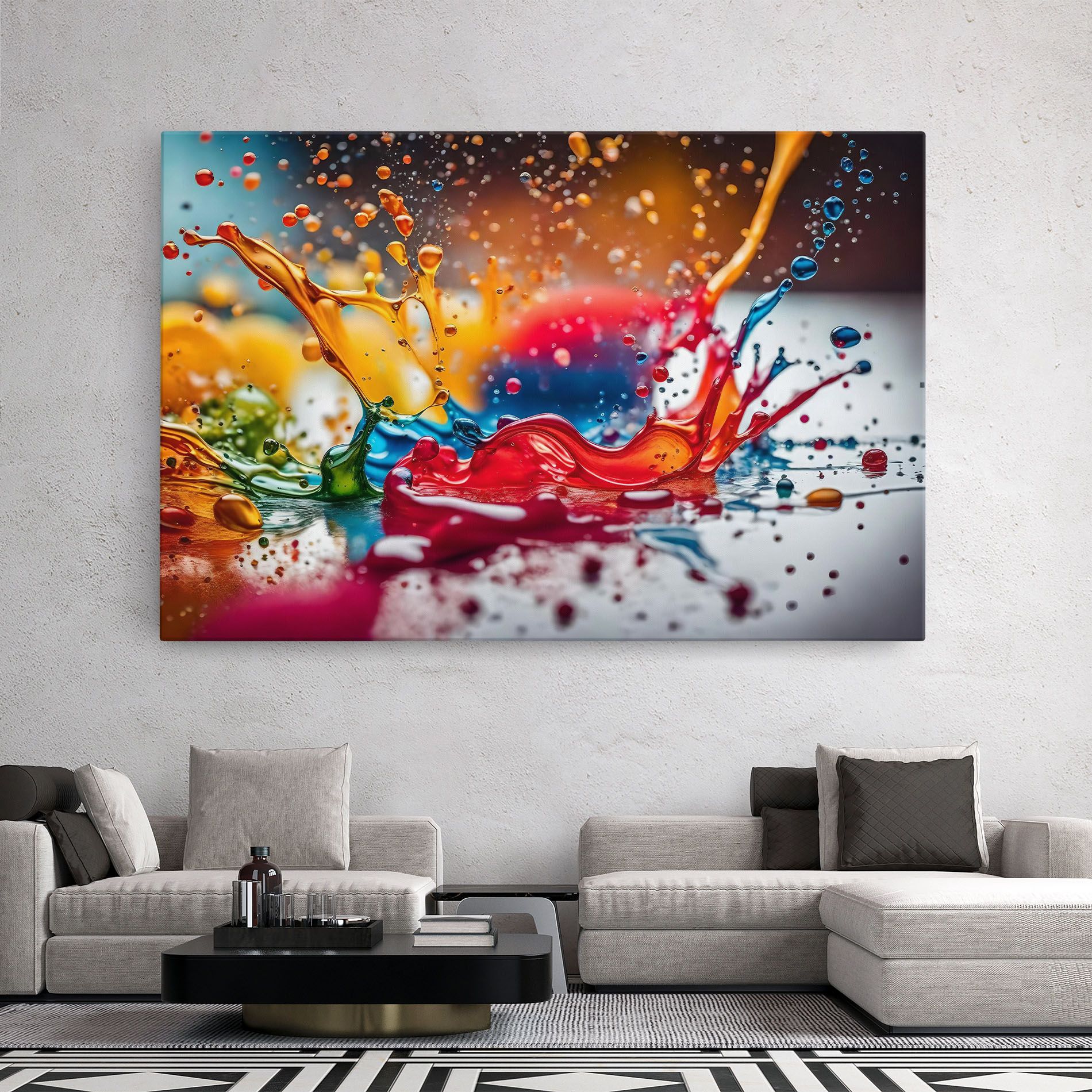 Water Color Splash mockup 2