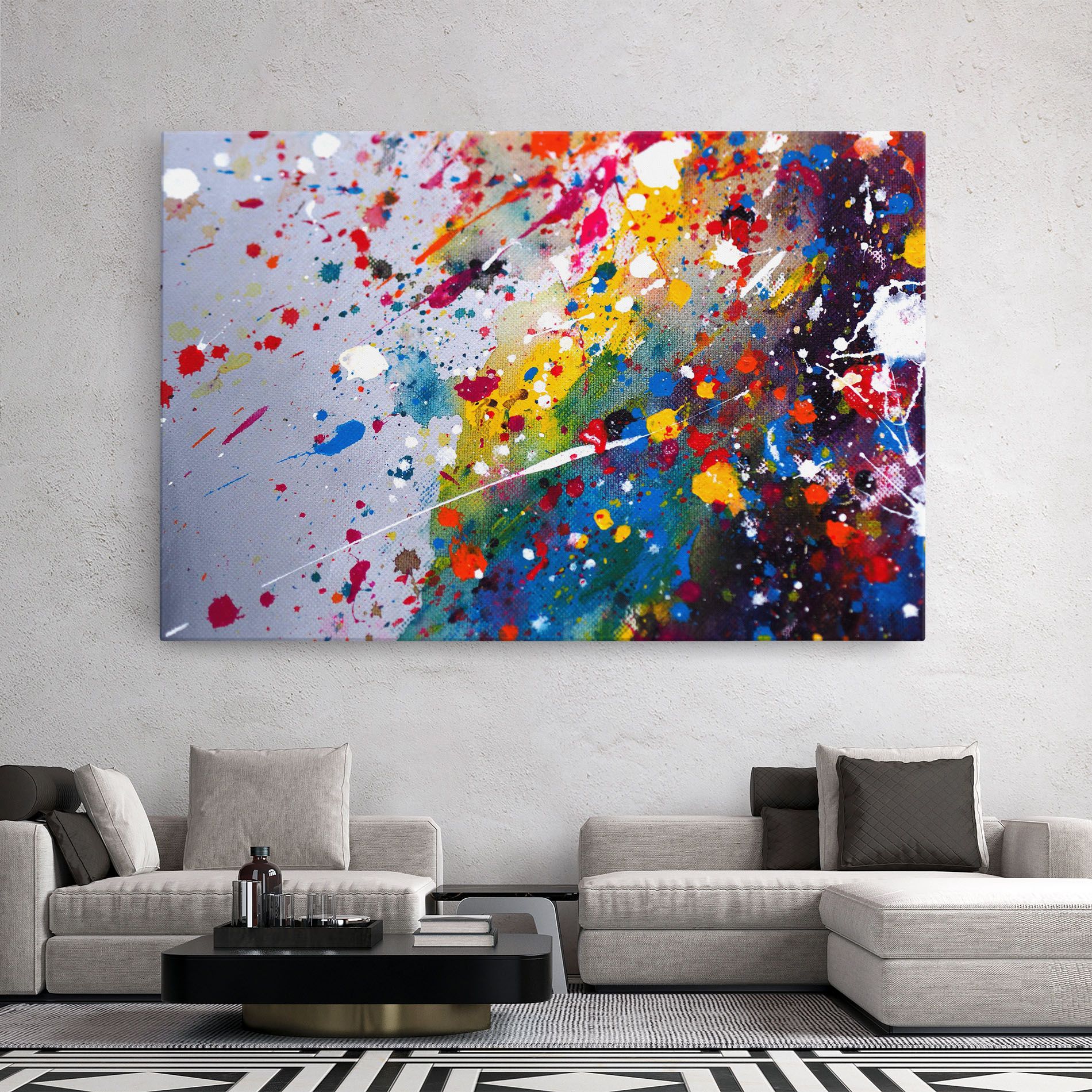 Watercolor Drops mockup 2