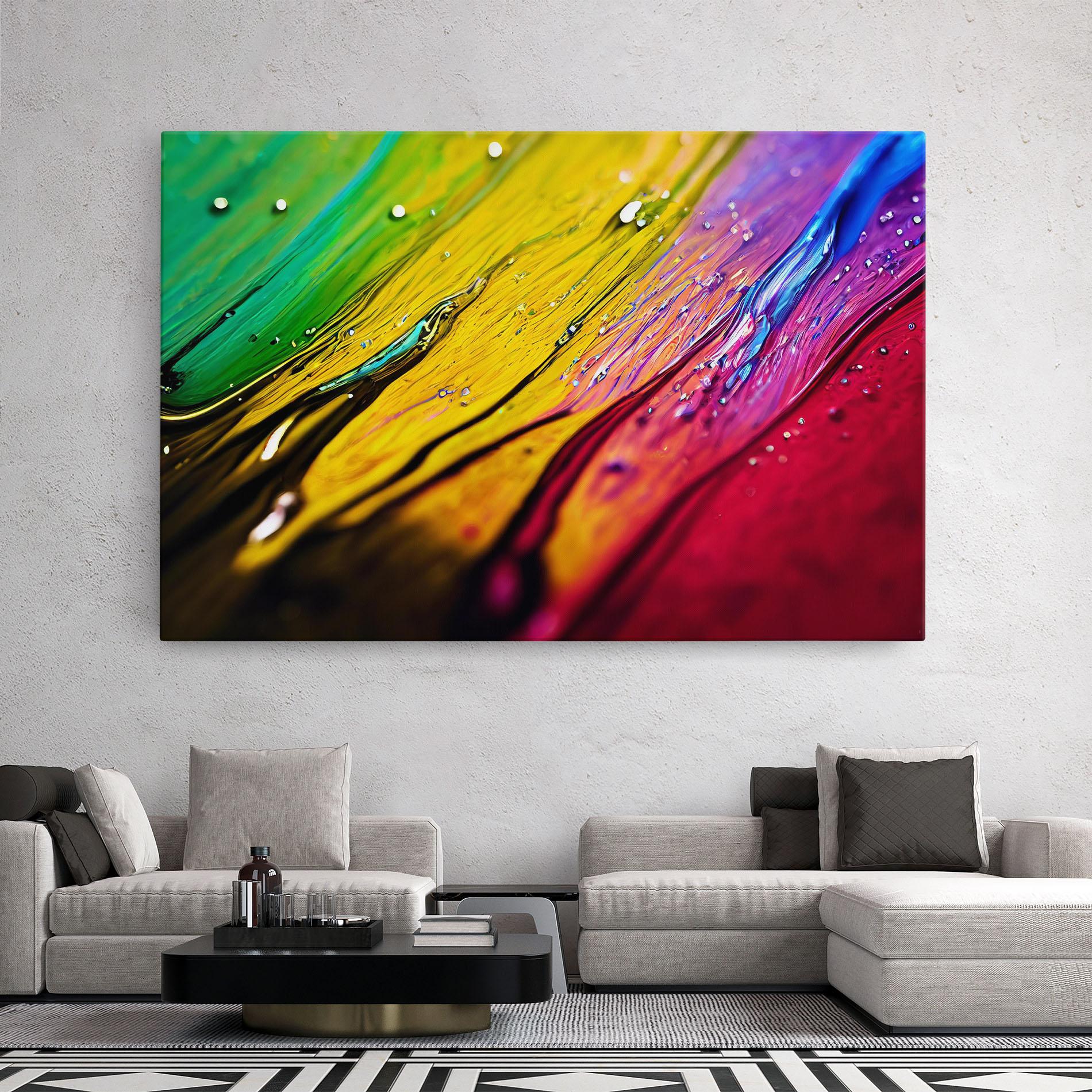 Tablou Canvas Yellow Green mockup 2