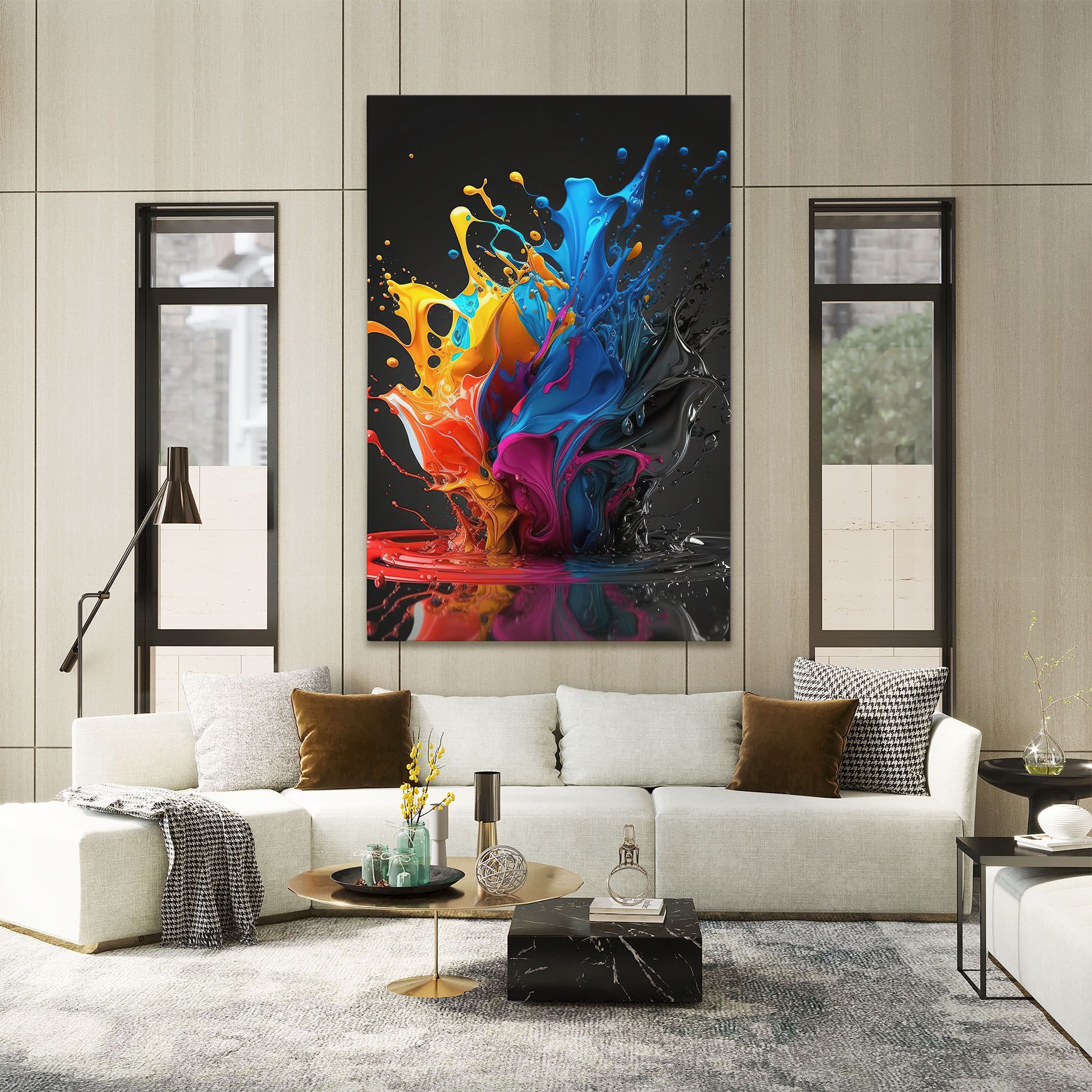 Black Blue Splash mockup 2