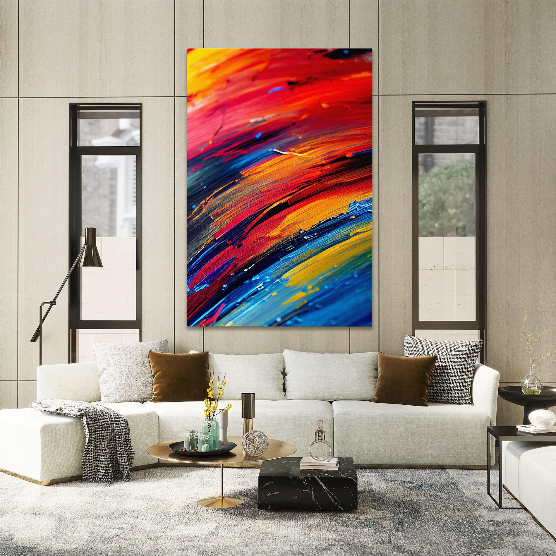 Tablou Canvas Horizontal Color Shot mockup 2