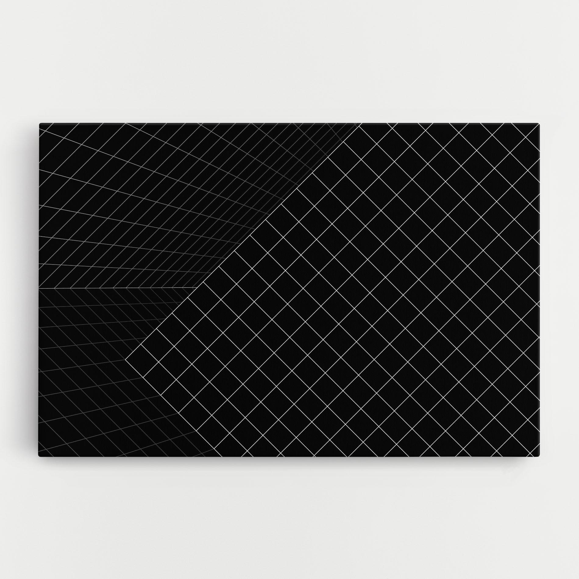 Tablou Canvas Black Square mockup 0