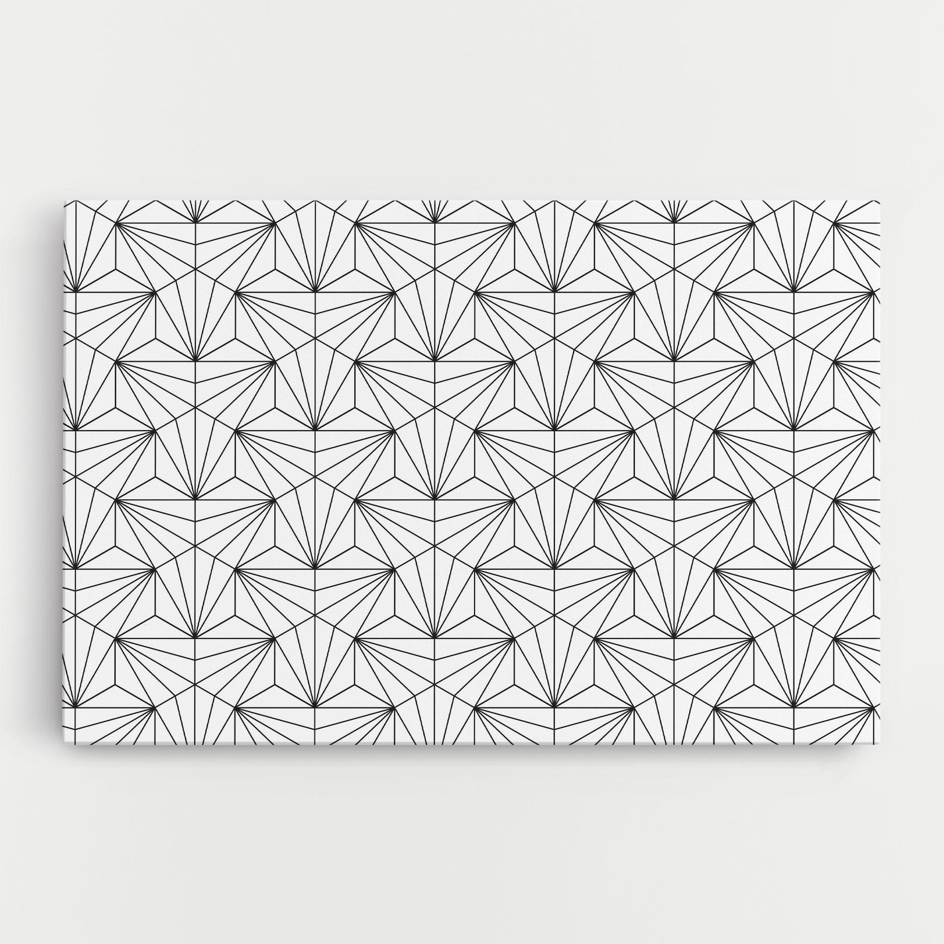 Tablou Canvas Black Triangle mockup 0