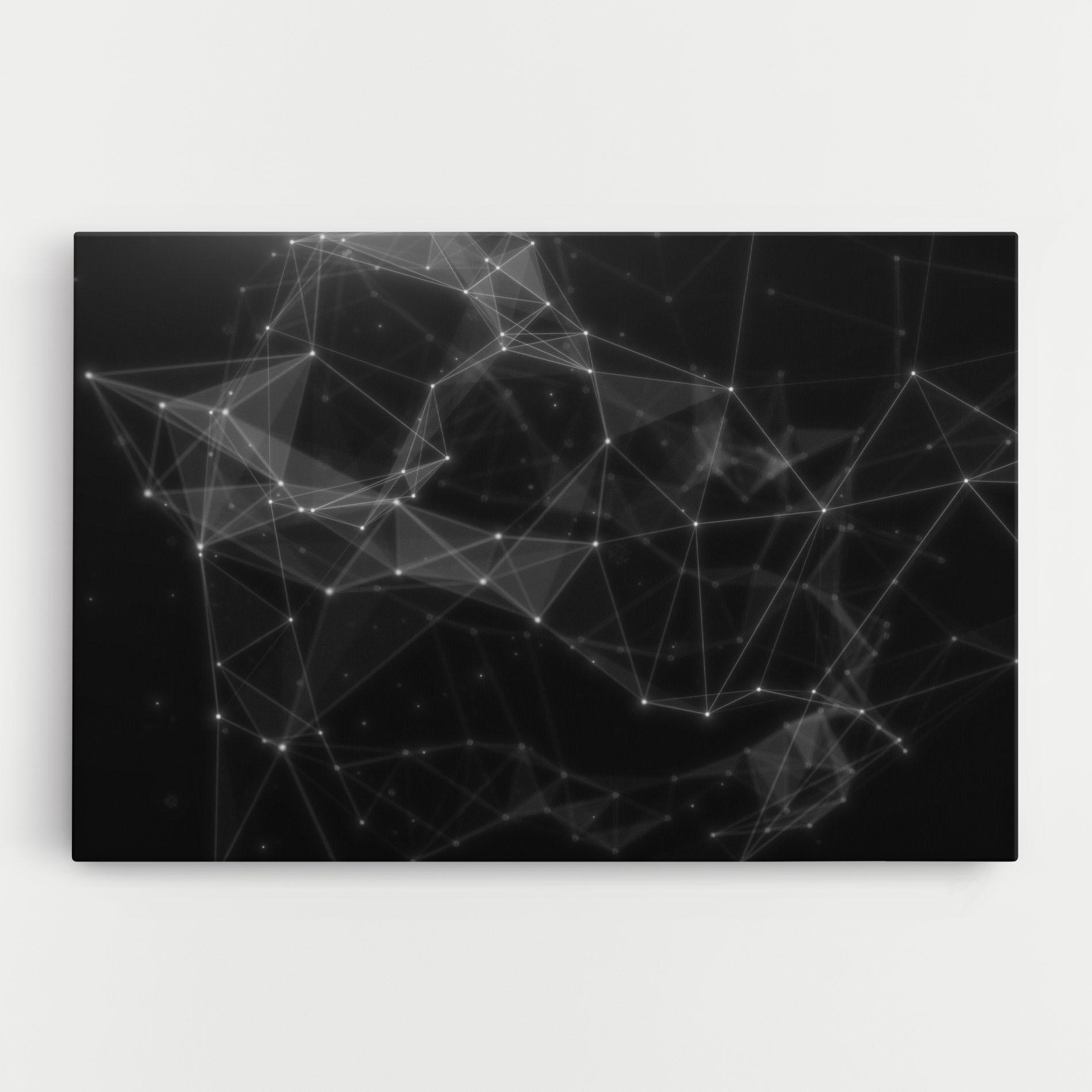 Tablou Canvas Connecting Lines mockup 0