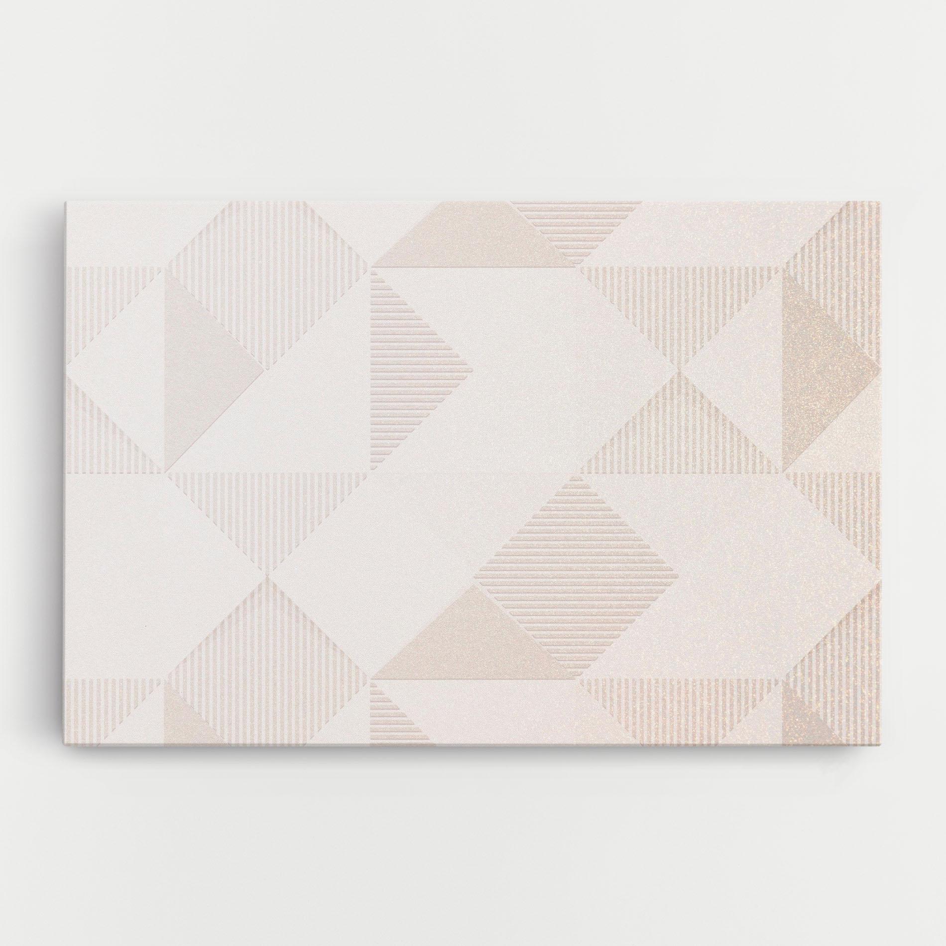 Tablou Canvas Light Cream Rhombus mockup 0