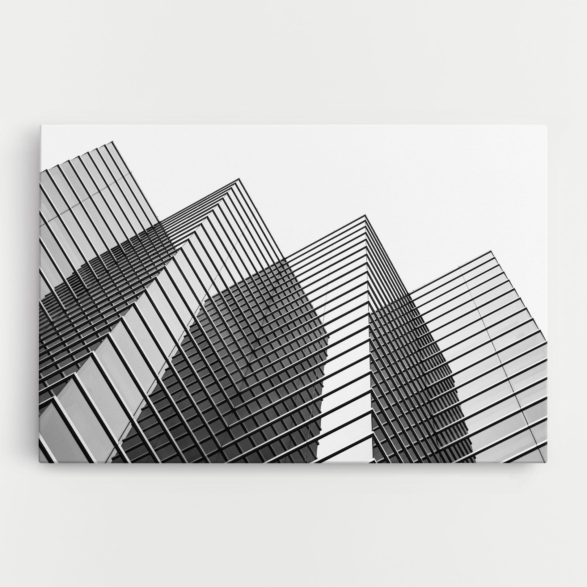 Tablou Canvas Square Building mockup 0
