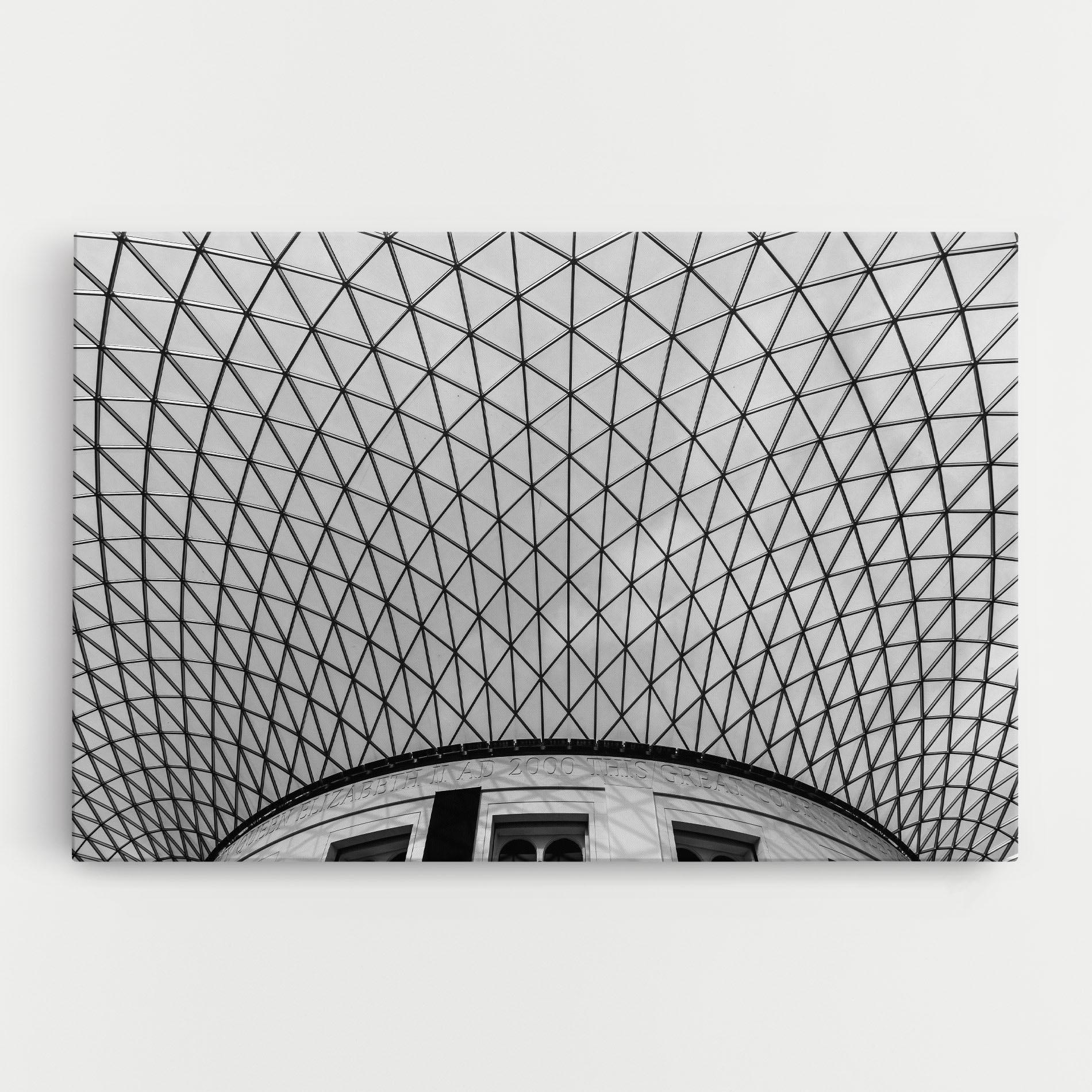 Tablou Canvas Triangle Ceiling mockup 0