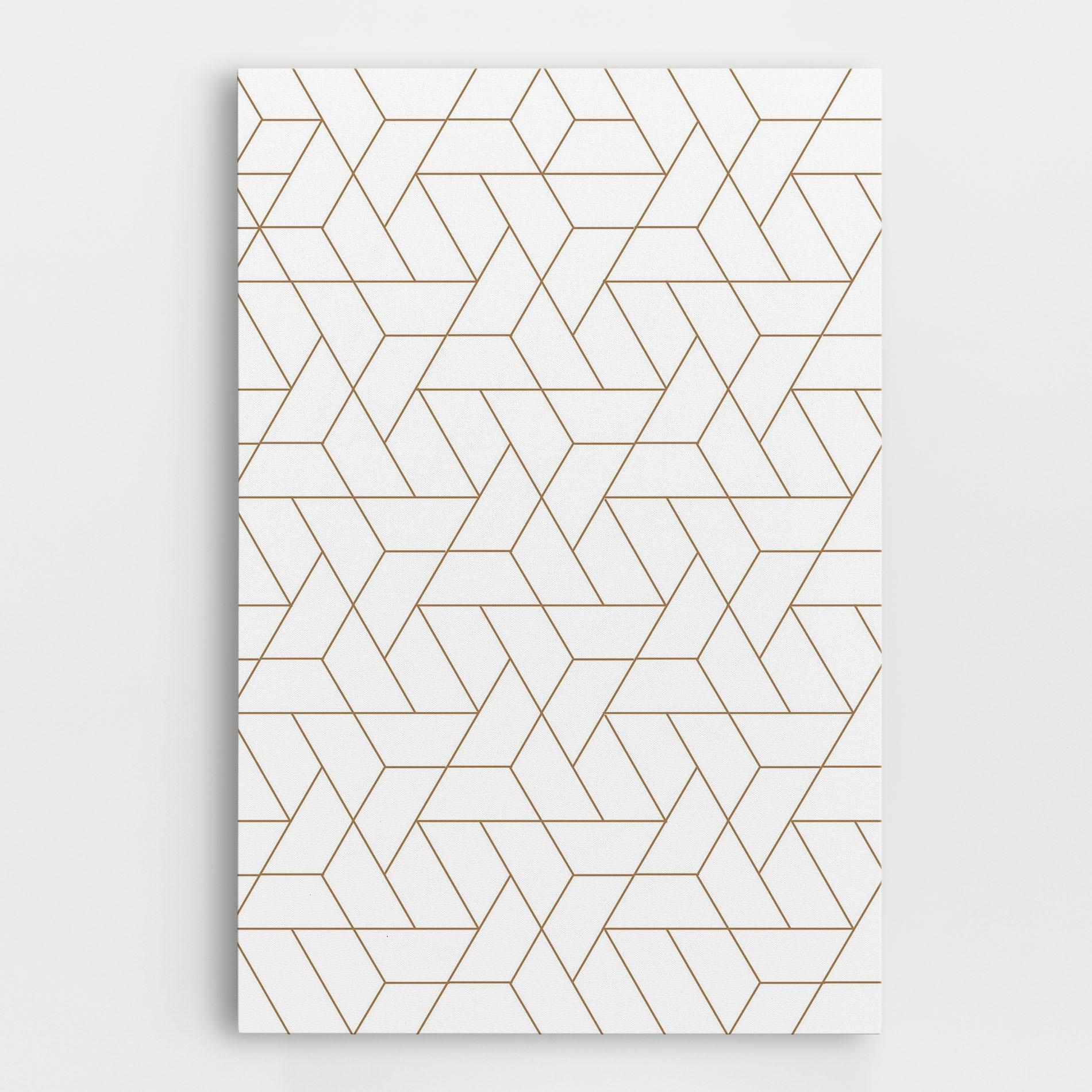 Tablou Canvas Triangular Shape mockup 0