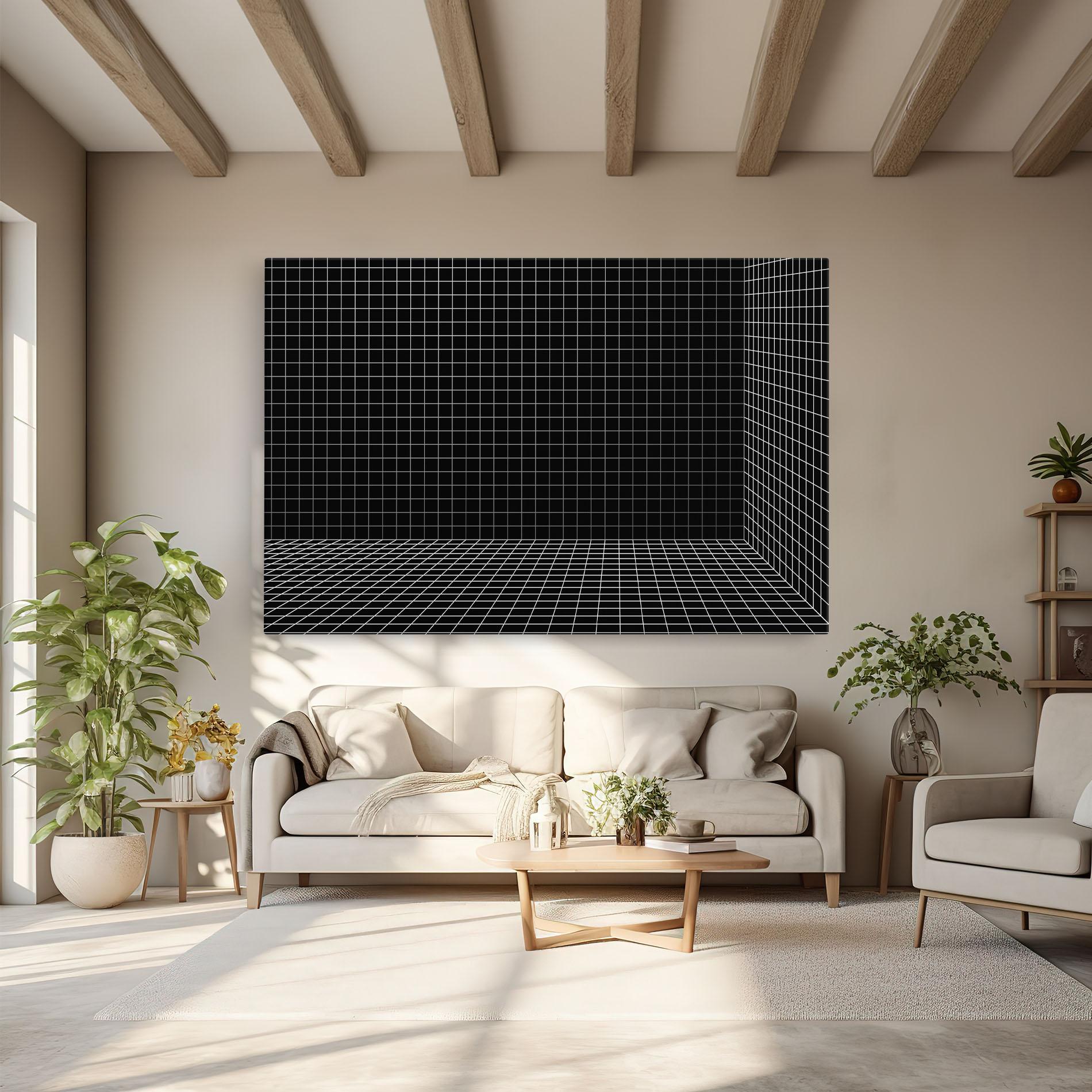 Tablou Canvas 3d Lines mockup 6