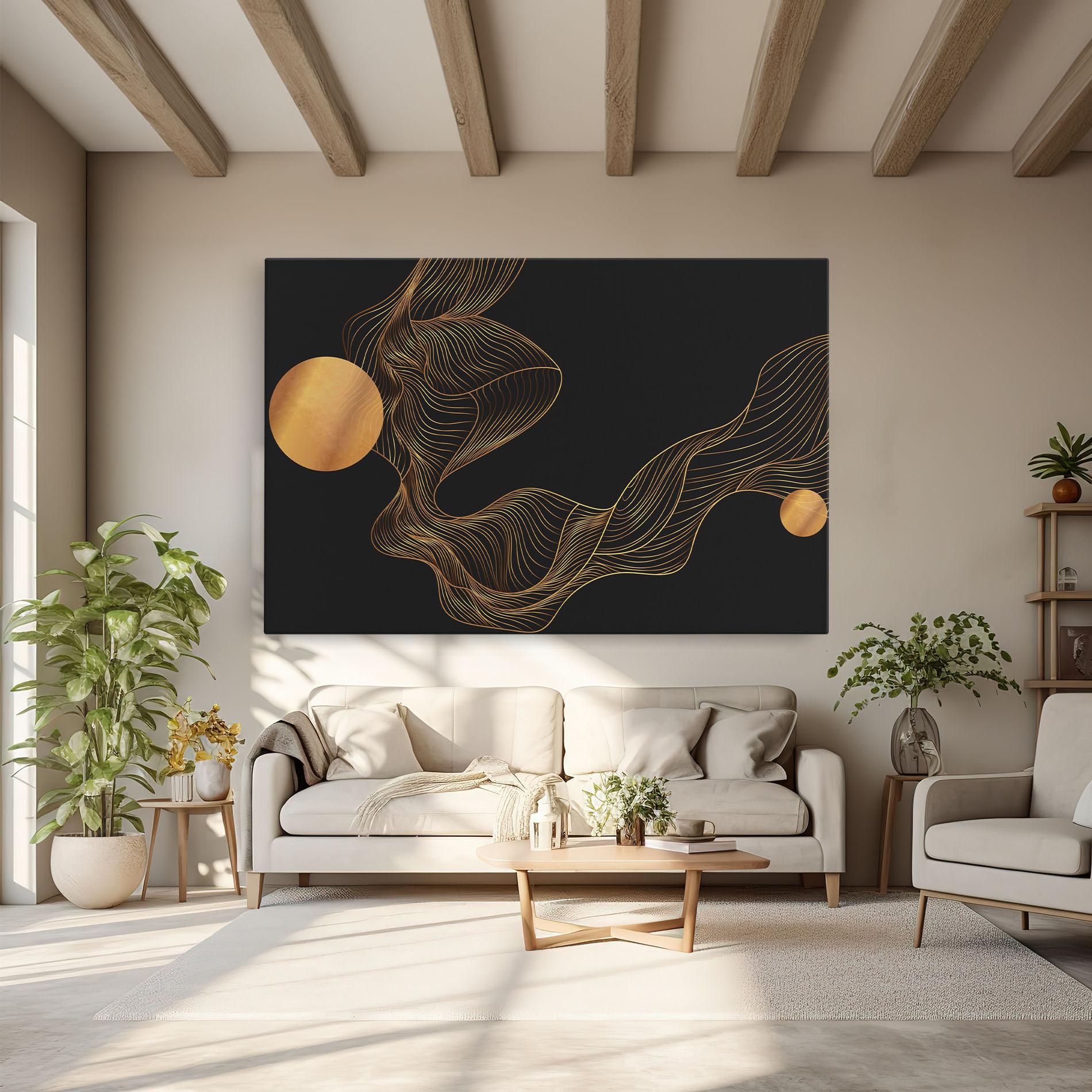 Tablou Canvas Frecventa Abstracta mockup 6