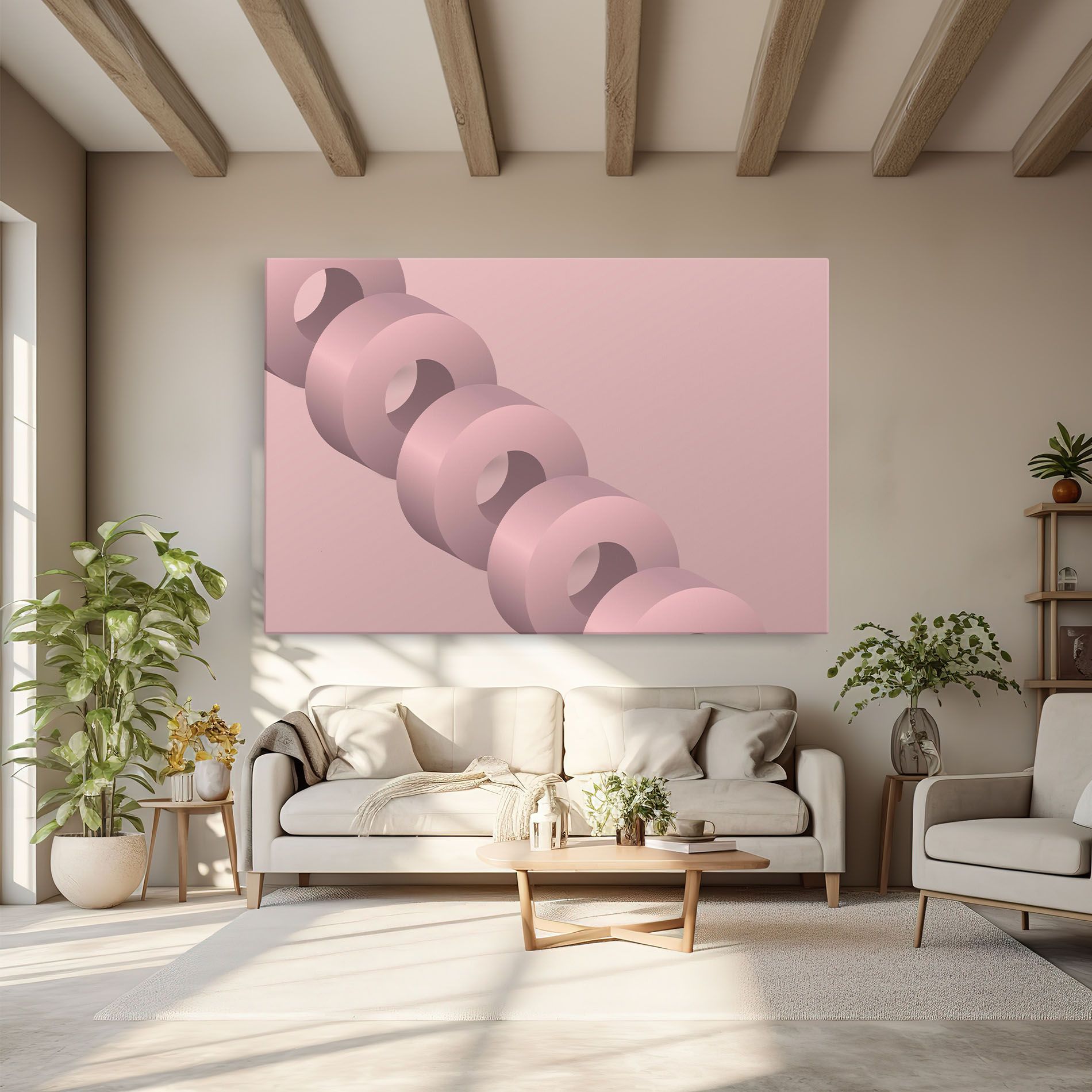 Pink Circle mockup 6