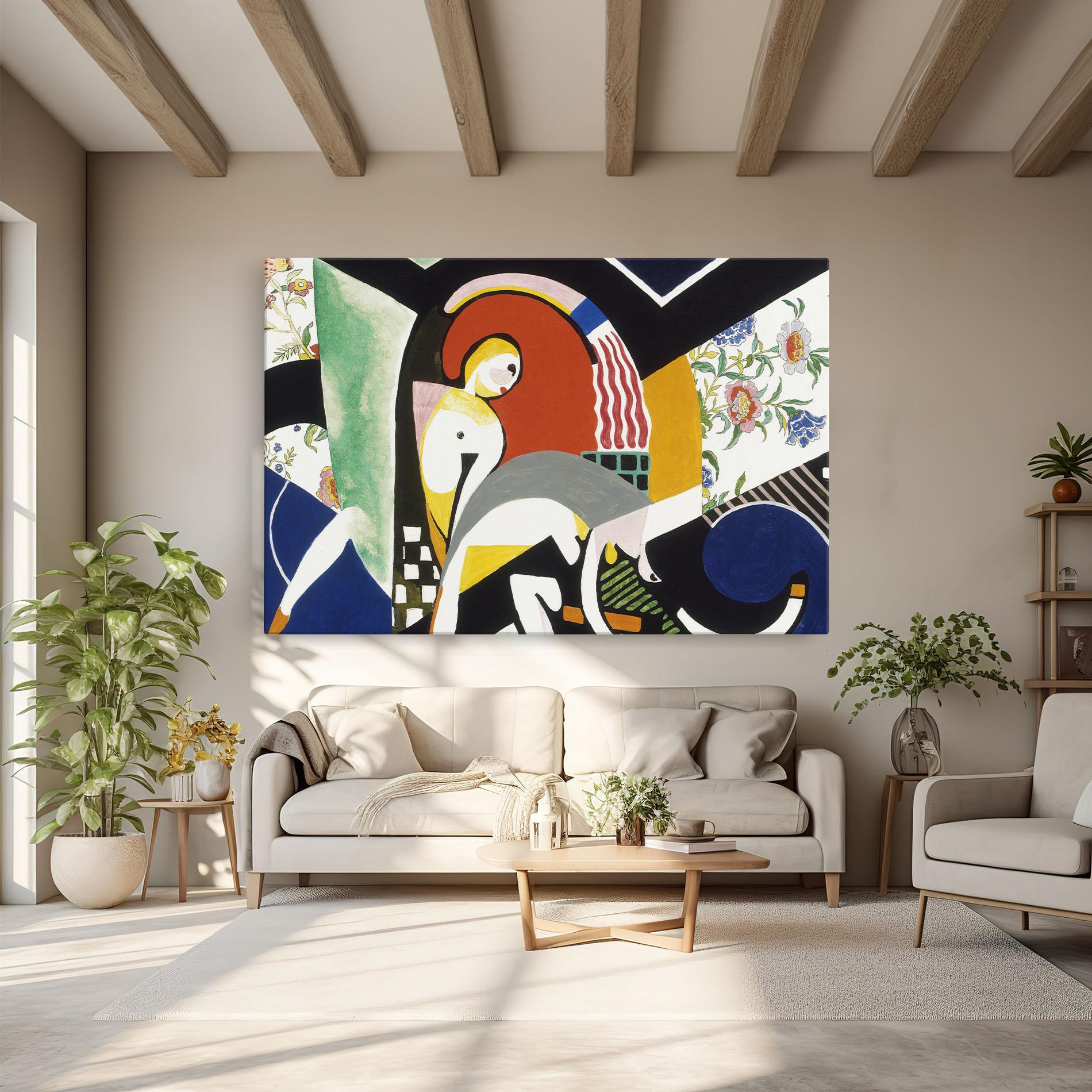 Tablou Canvas Woman Shape Mix mockup 6