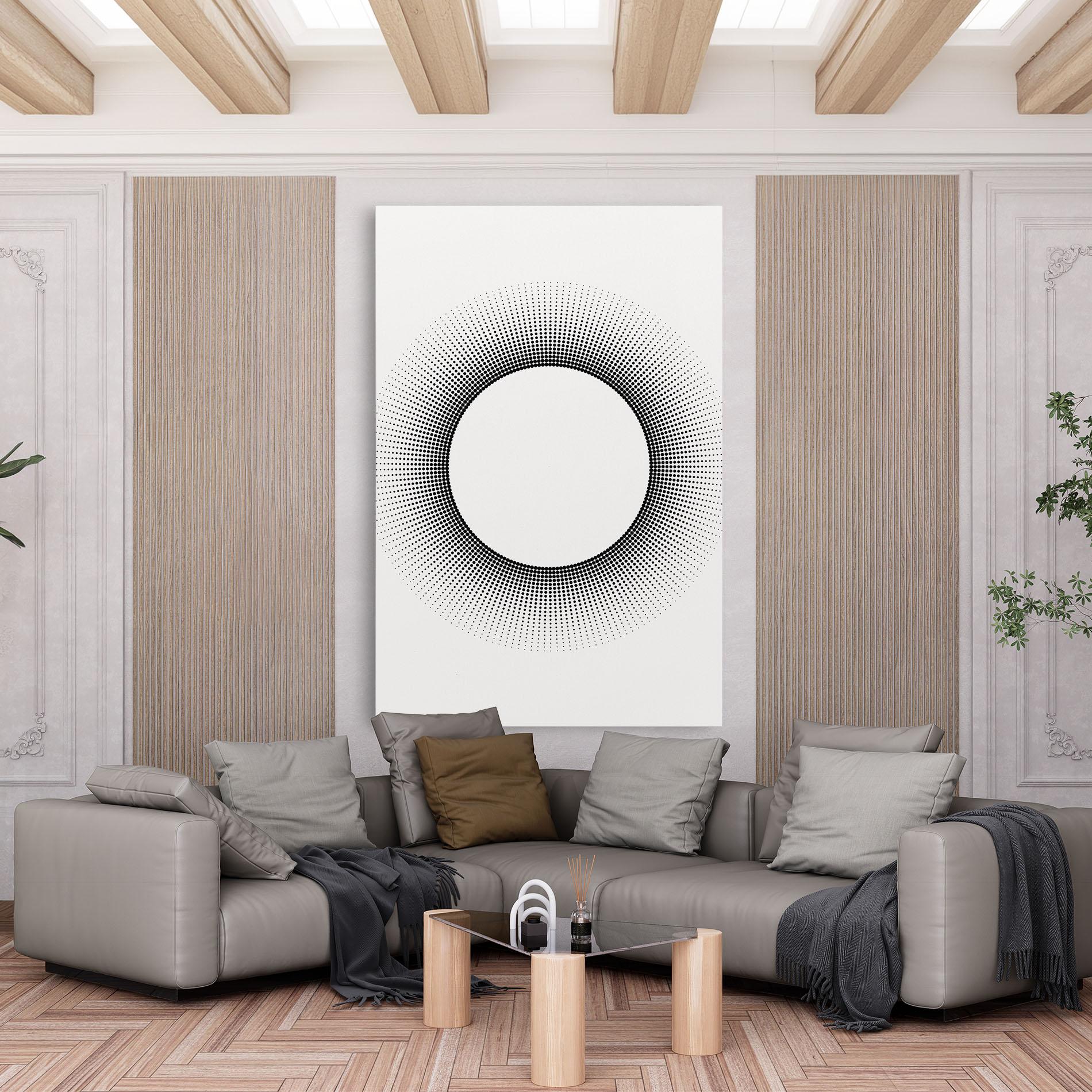 Tablou Canvas White Center mockup 6