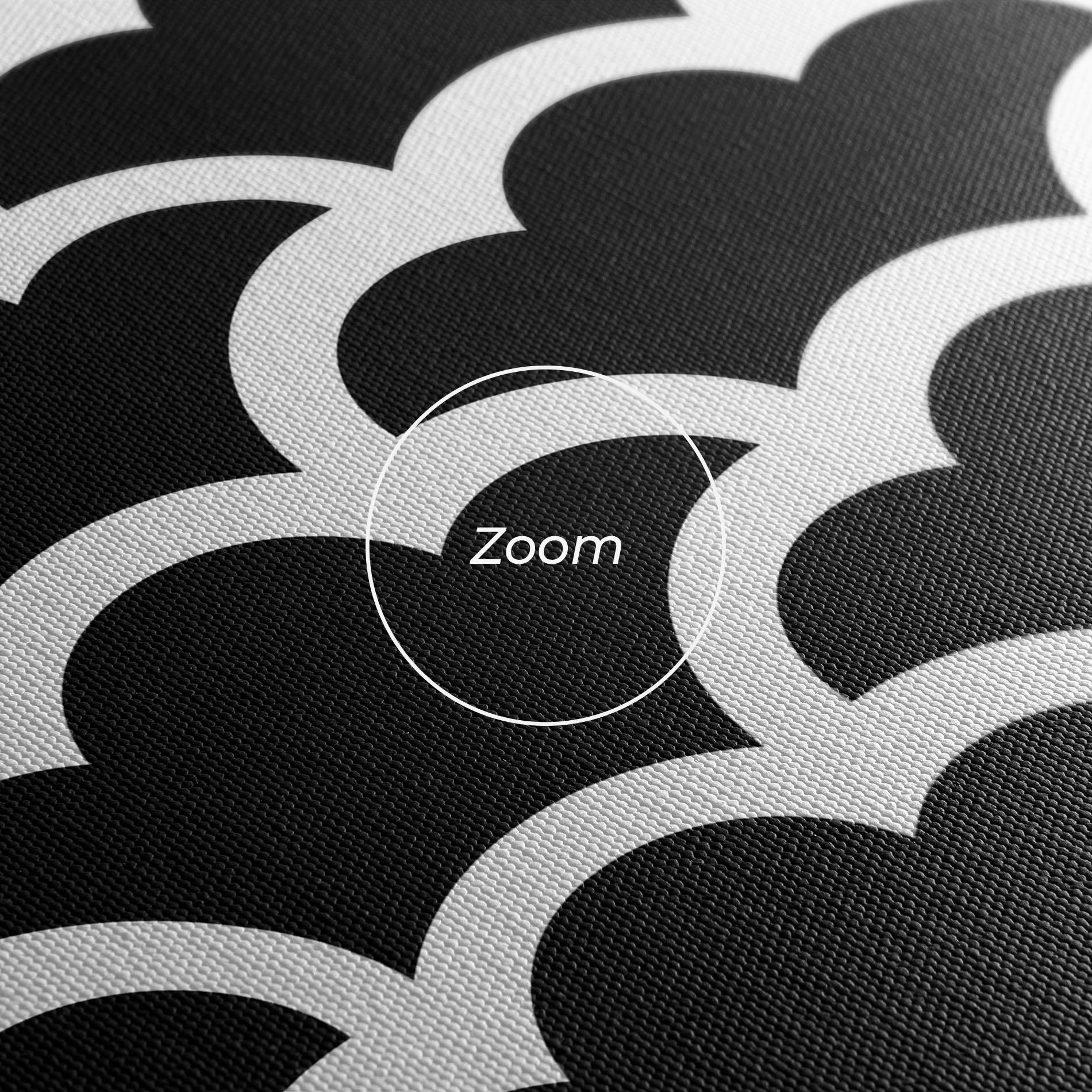 Tablou Canvas Black Clouds mockup 3