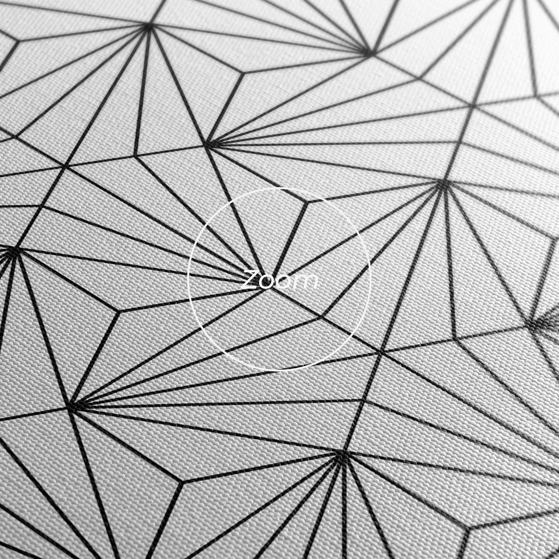 Tablou Canvas Black Triangle mockup 3