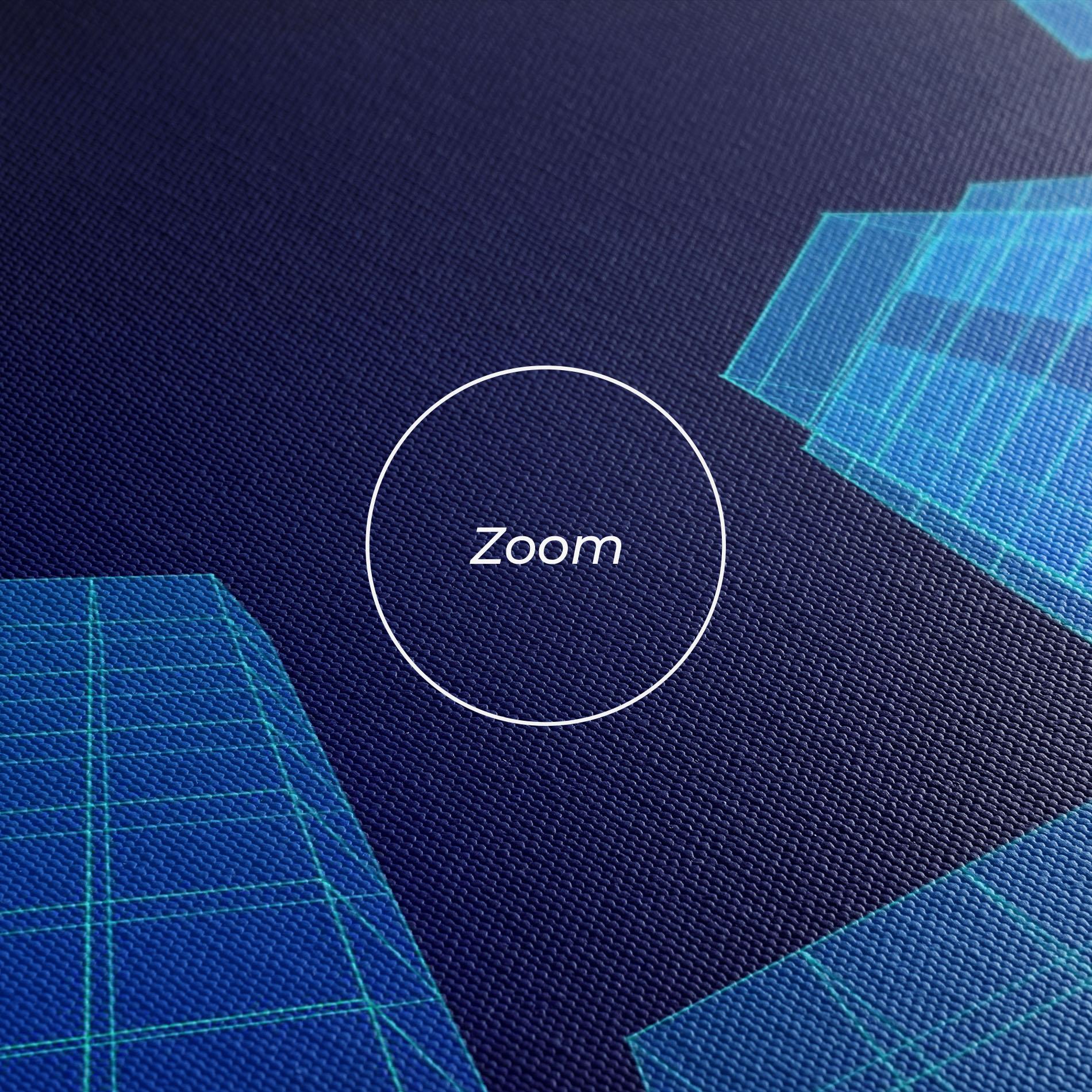 Tablou Canvas Blue Buildings mockup 3