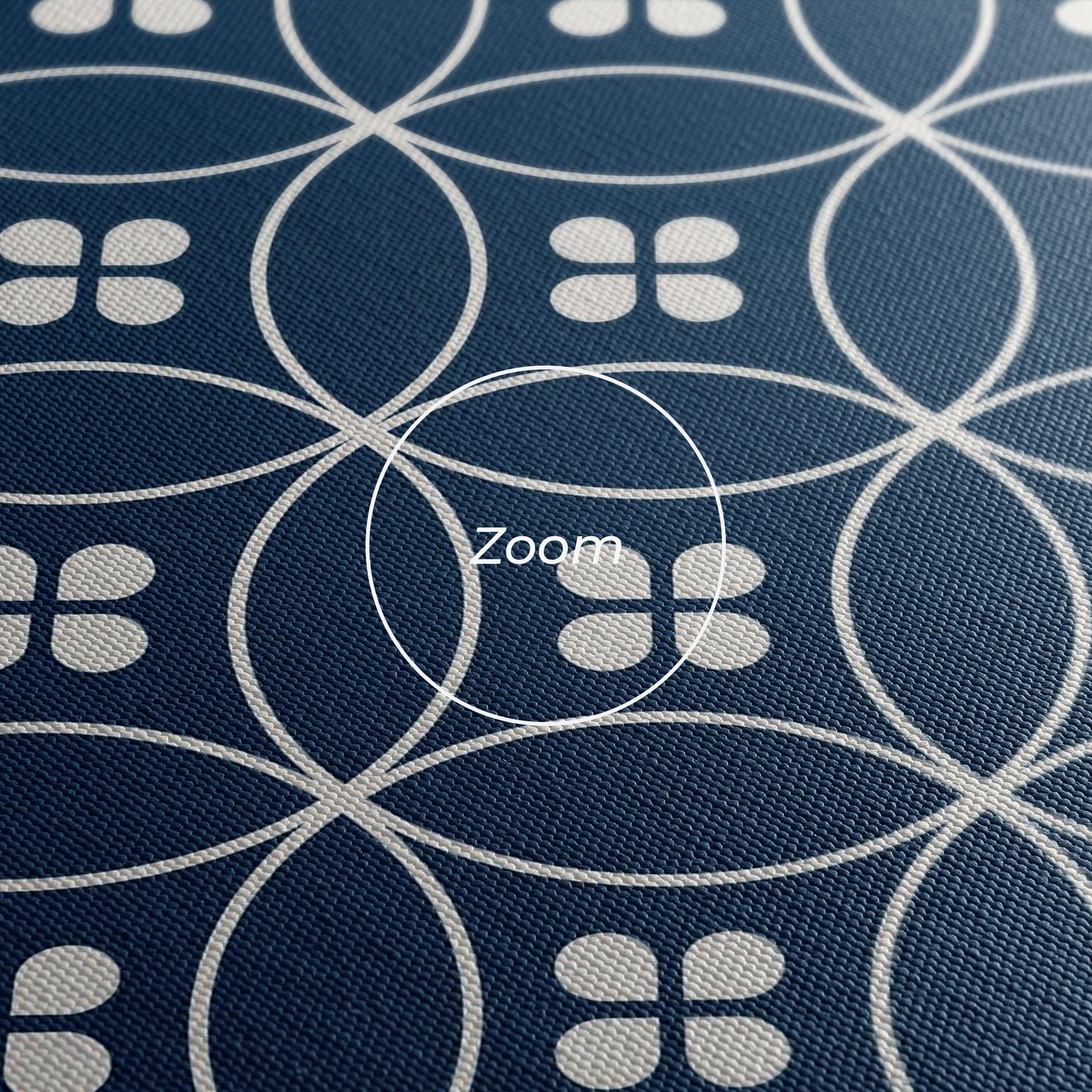 Tablou Canvas Blue Circle mockup 3