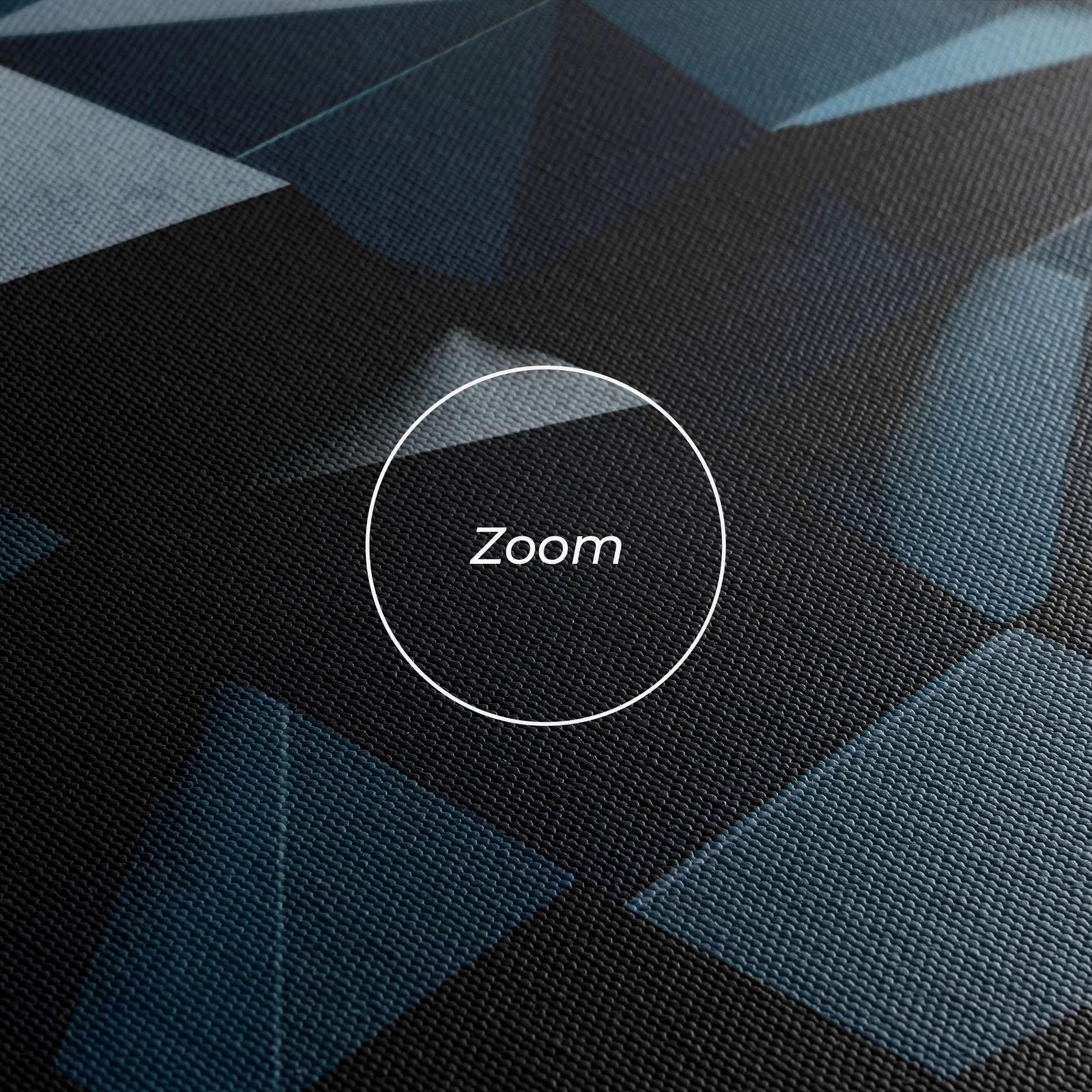 Tablou Canvas Dark Blue Square mockup 3