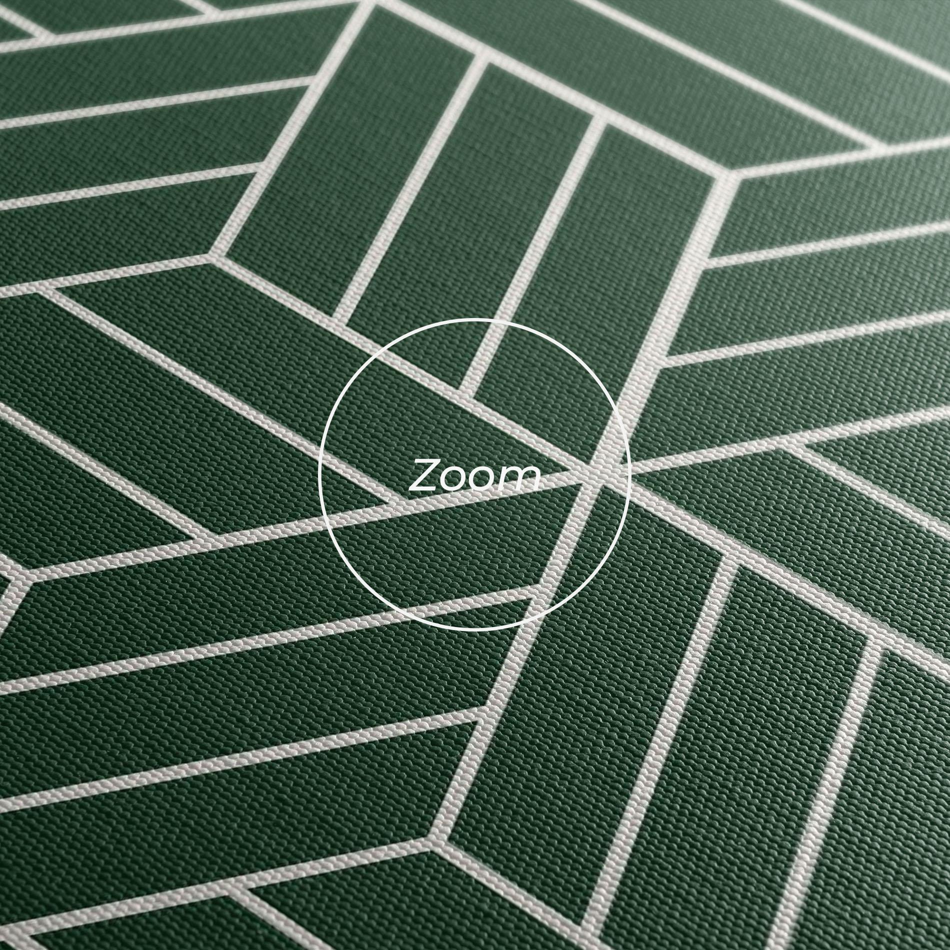 Tablou Canvas Green Square mockup 3