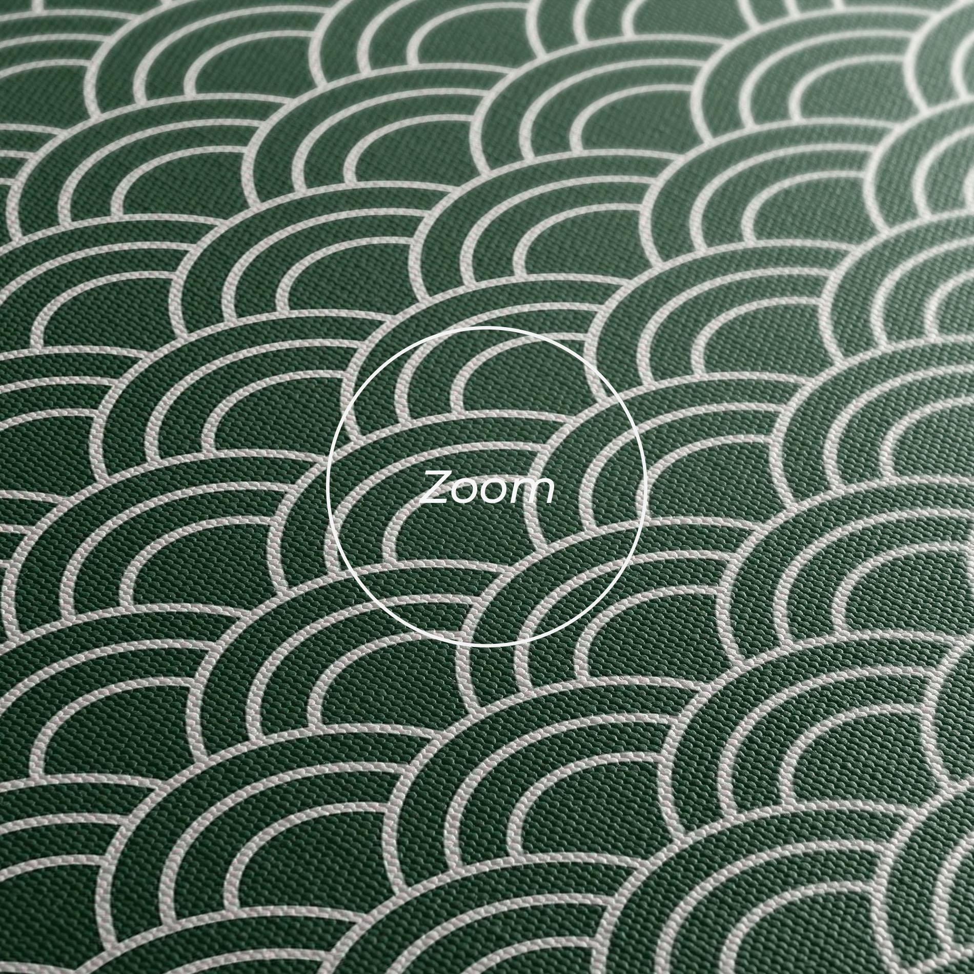 Tablou Canvas Green Semi Circle mockup 3