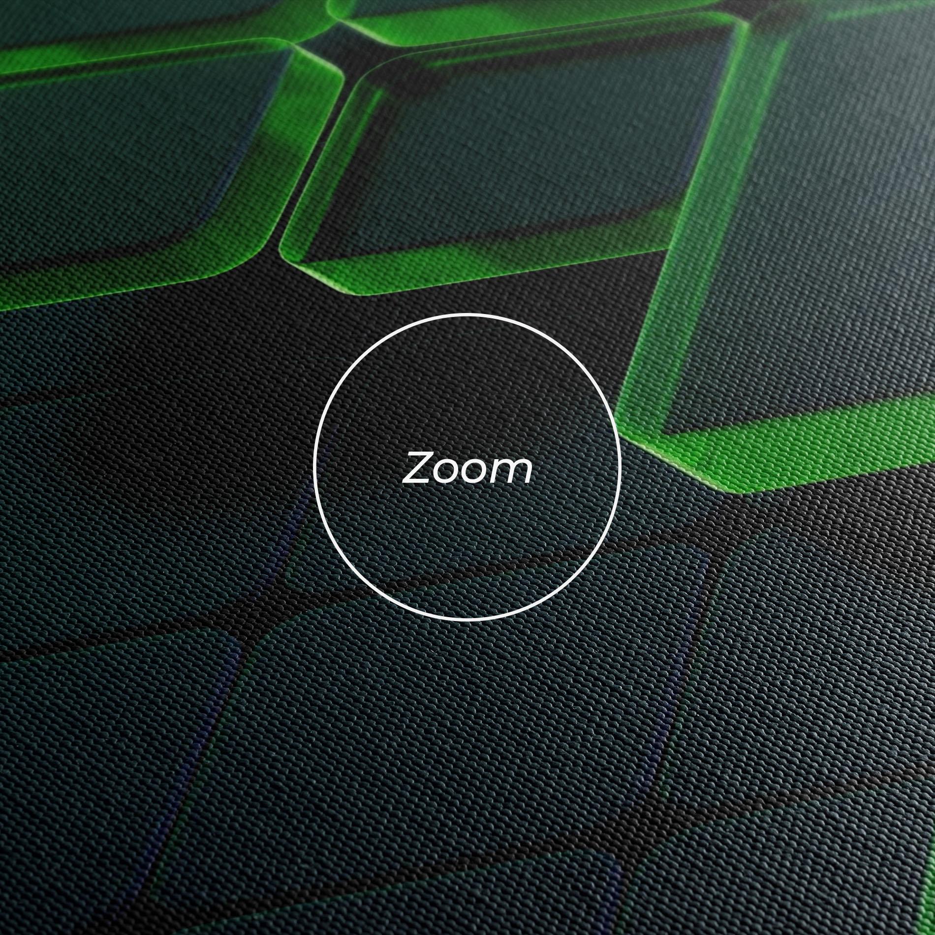 Tablou Canvas Green Square Floating mockup 3