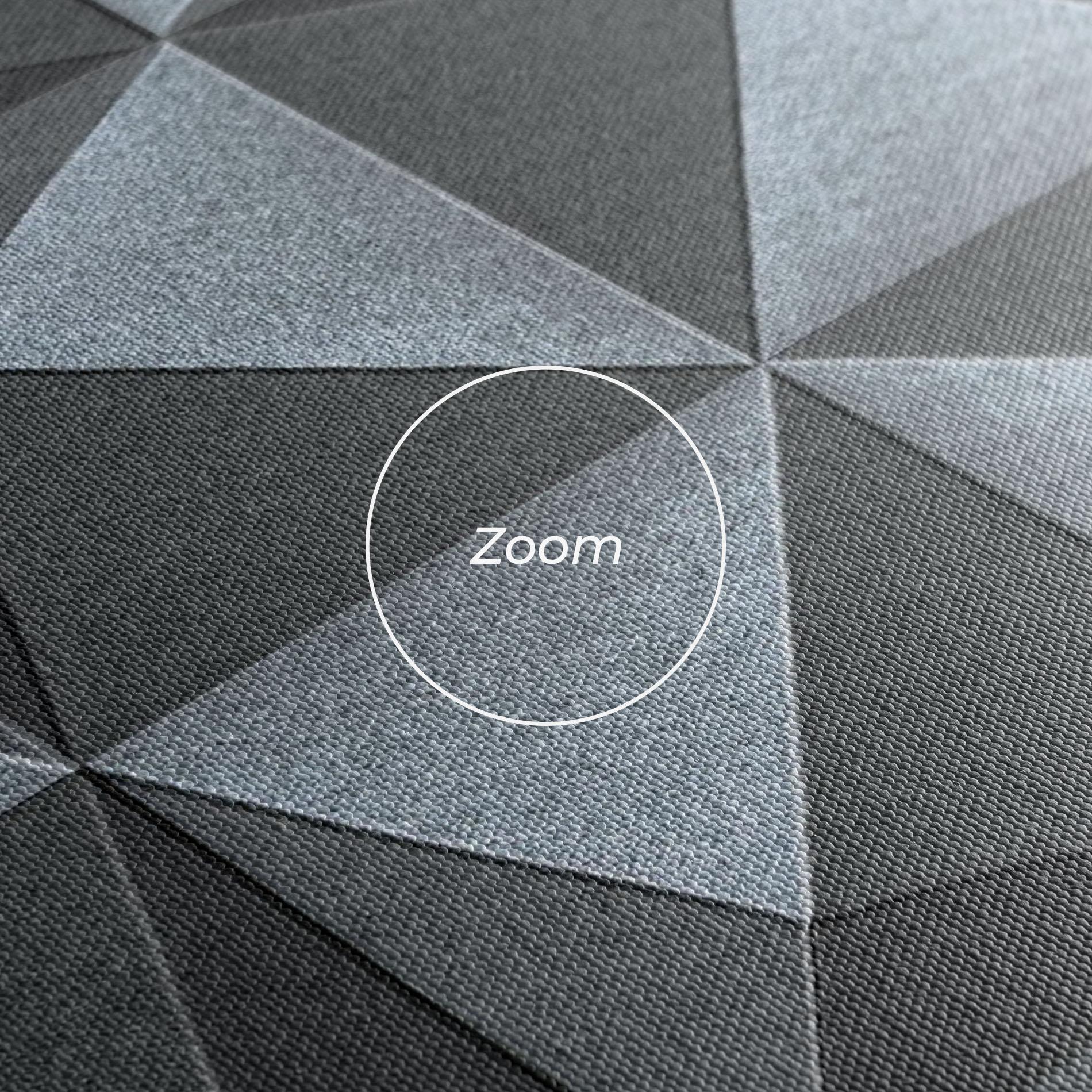 Tablou Canvas Grey Triangle Square mockup 3