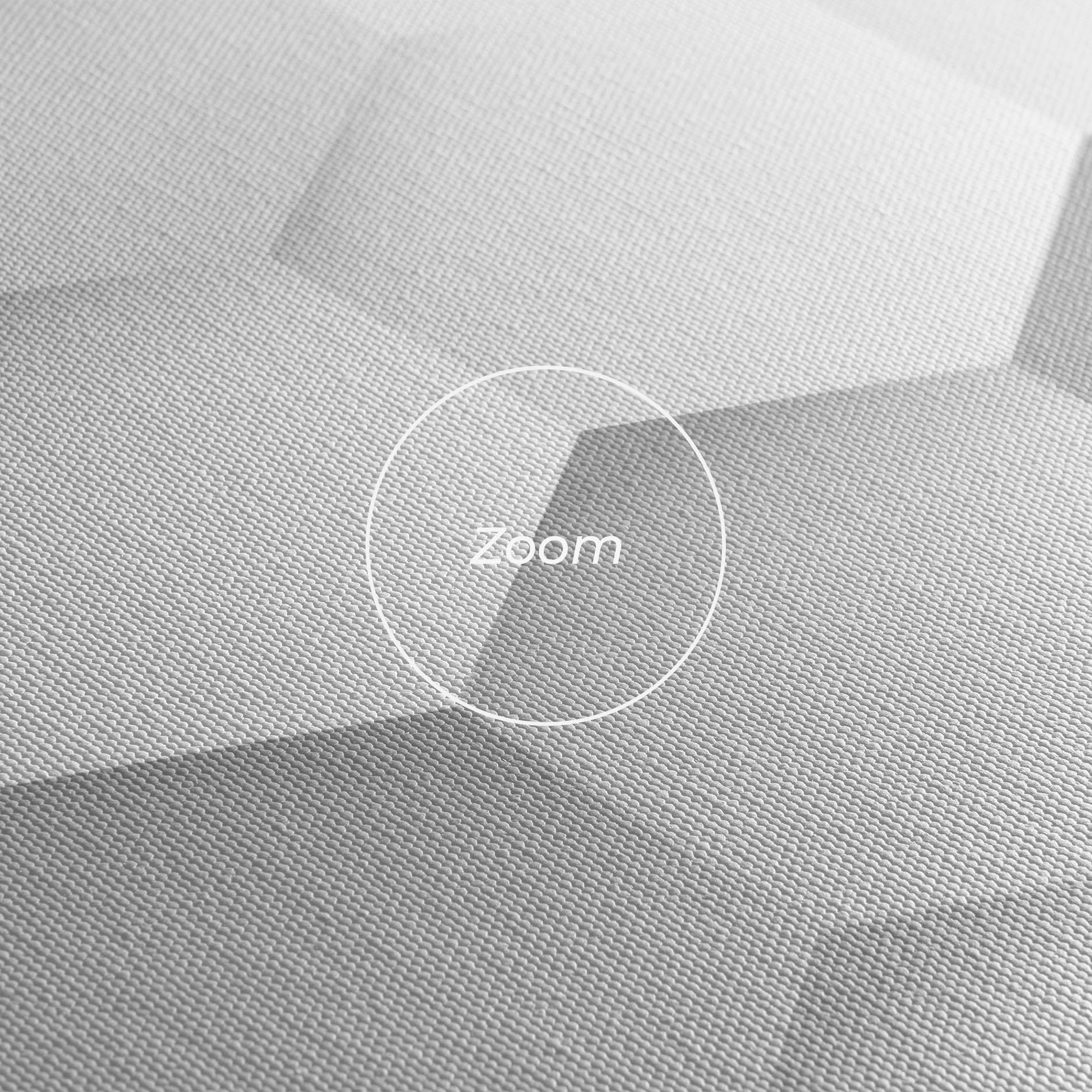 Tablou Canvas Grey White Triangle mockup 3