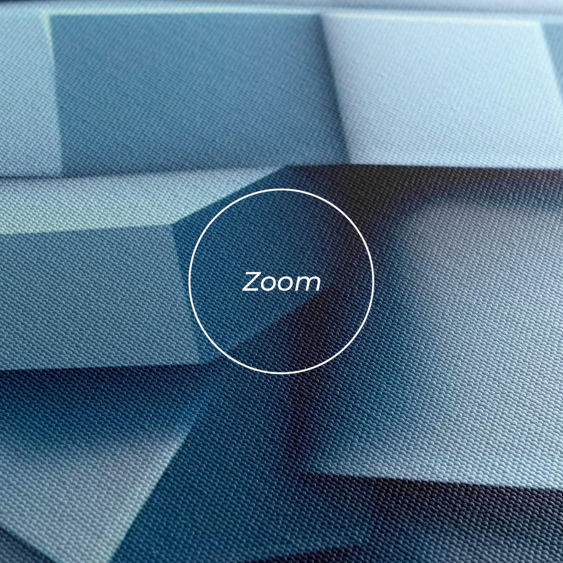 Tablou Canvas Light Blue Shapes Mix mockup 3