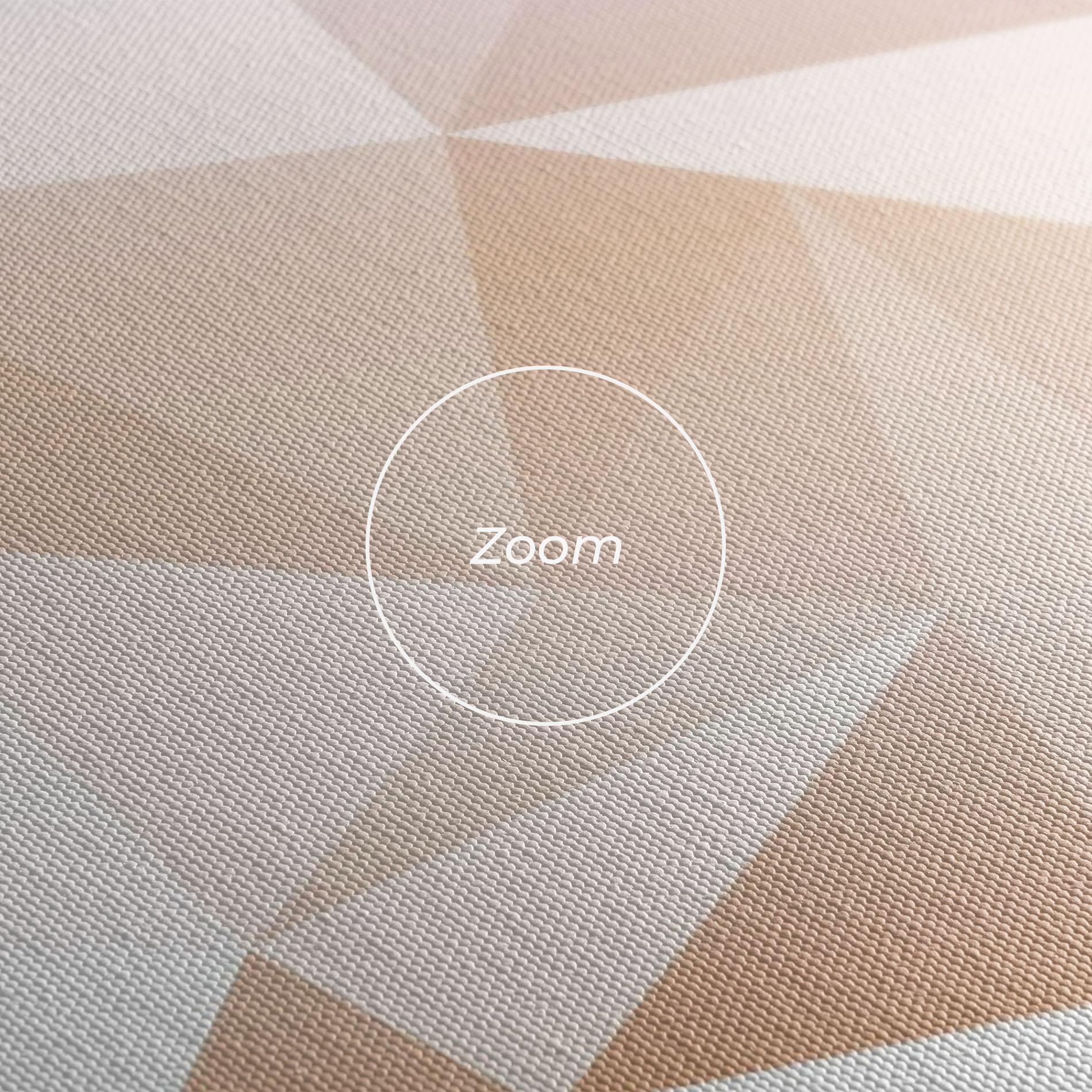 Tablou Canvas Light Pink Triangle mockup 3