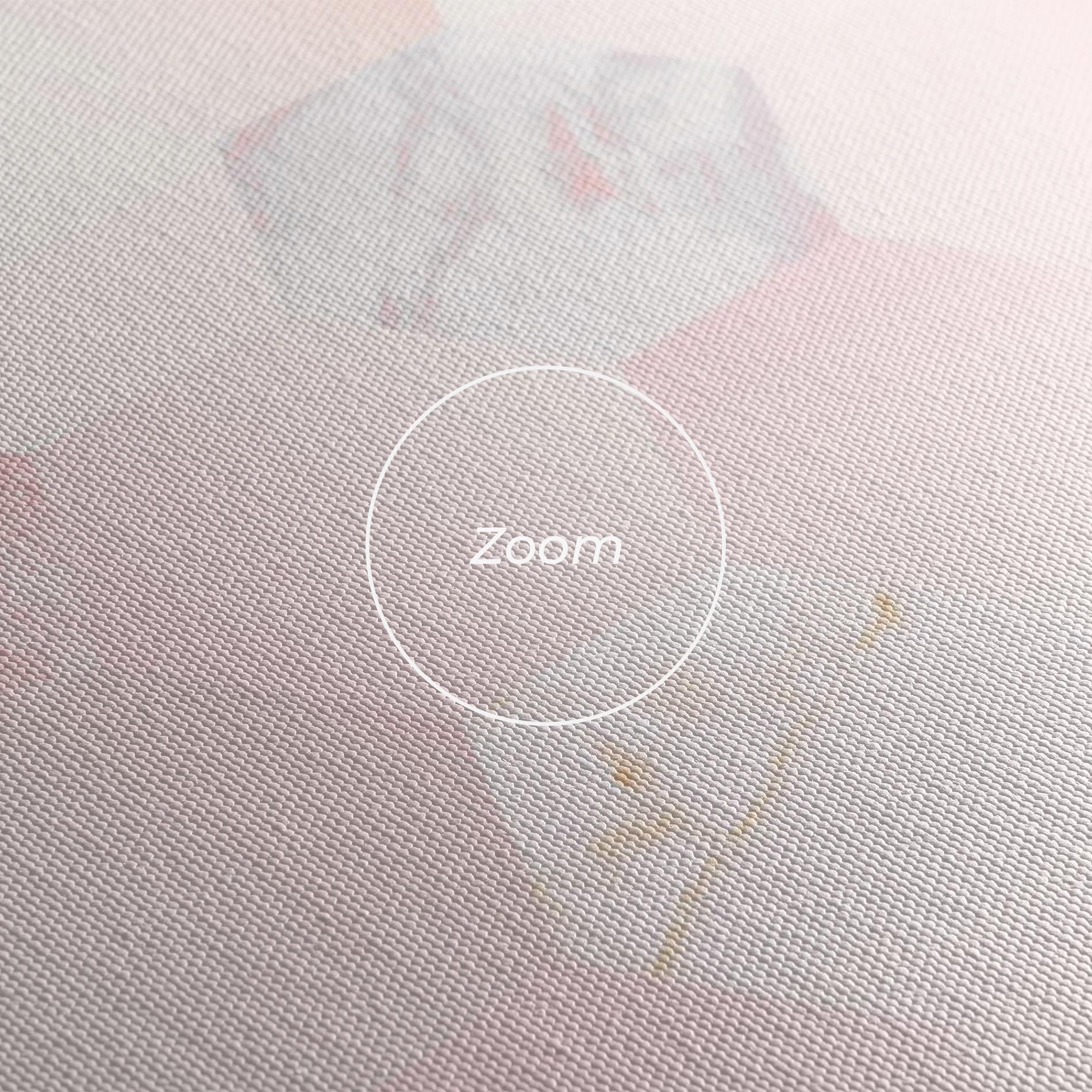 Tablou Canvas Pink Hexanon mockup 3