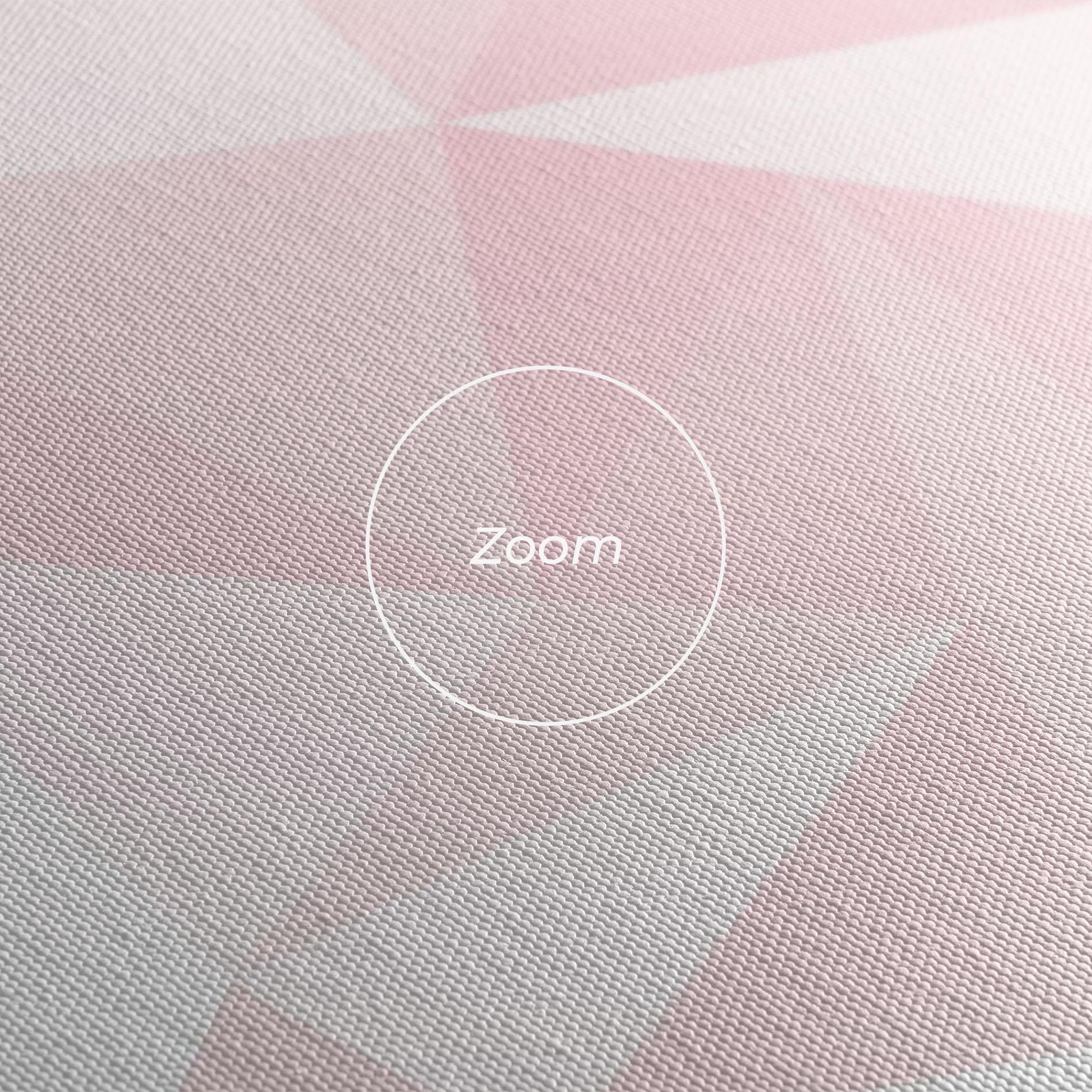Tablou Canvas Pink Triangle mockup 3