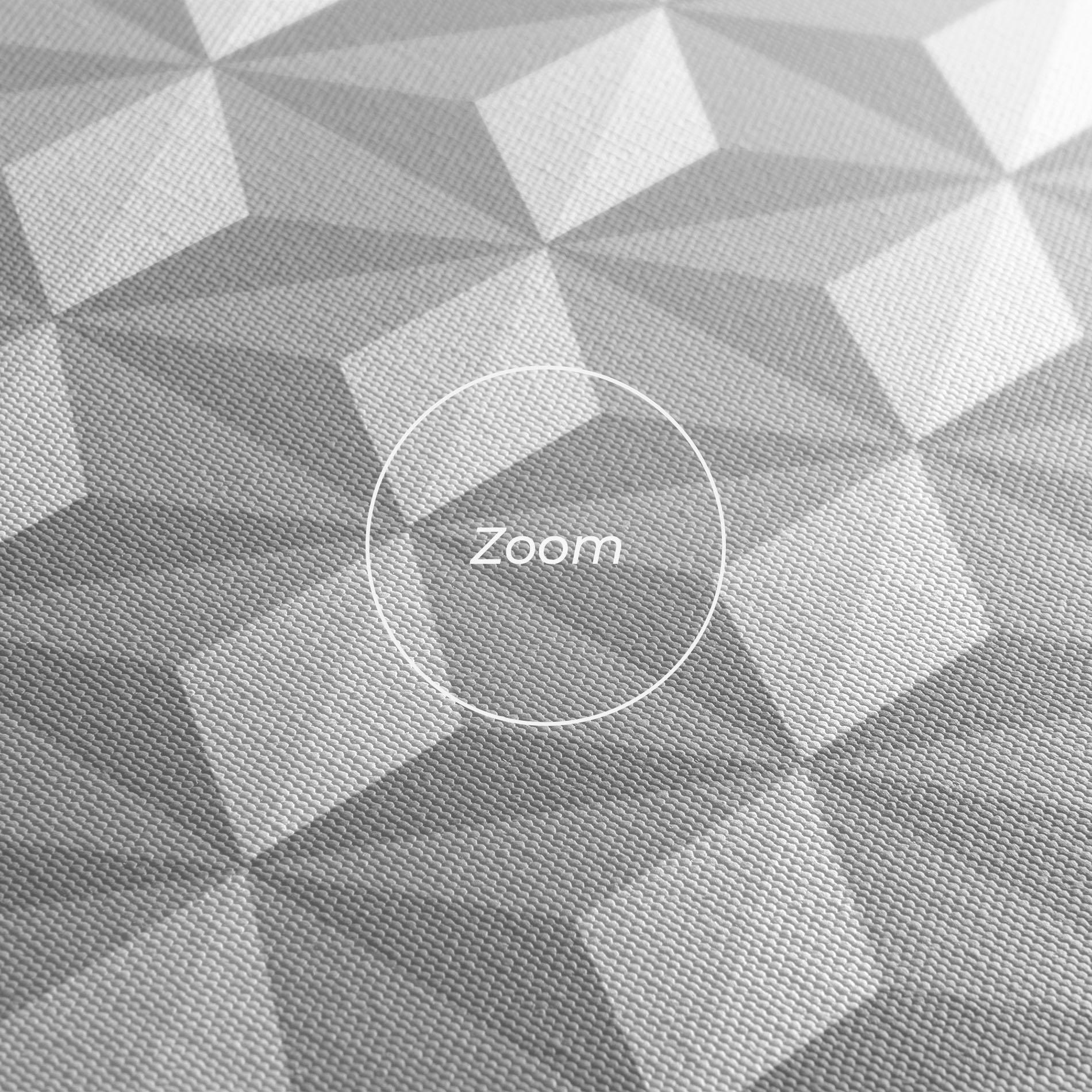 Tablou Canvas White Triangle Pattern mockup 3