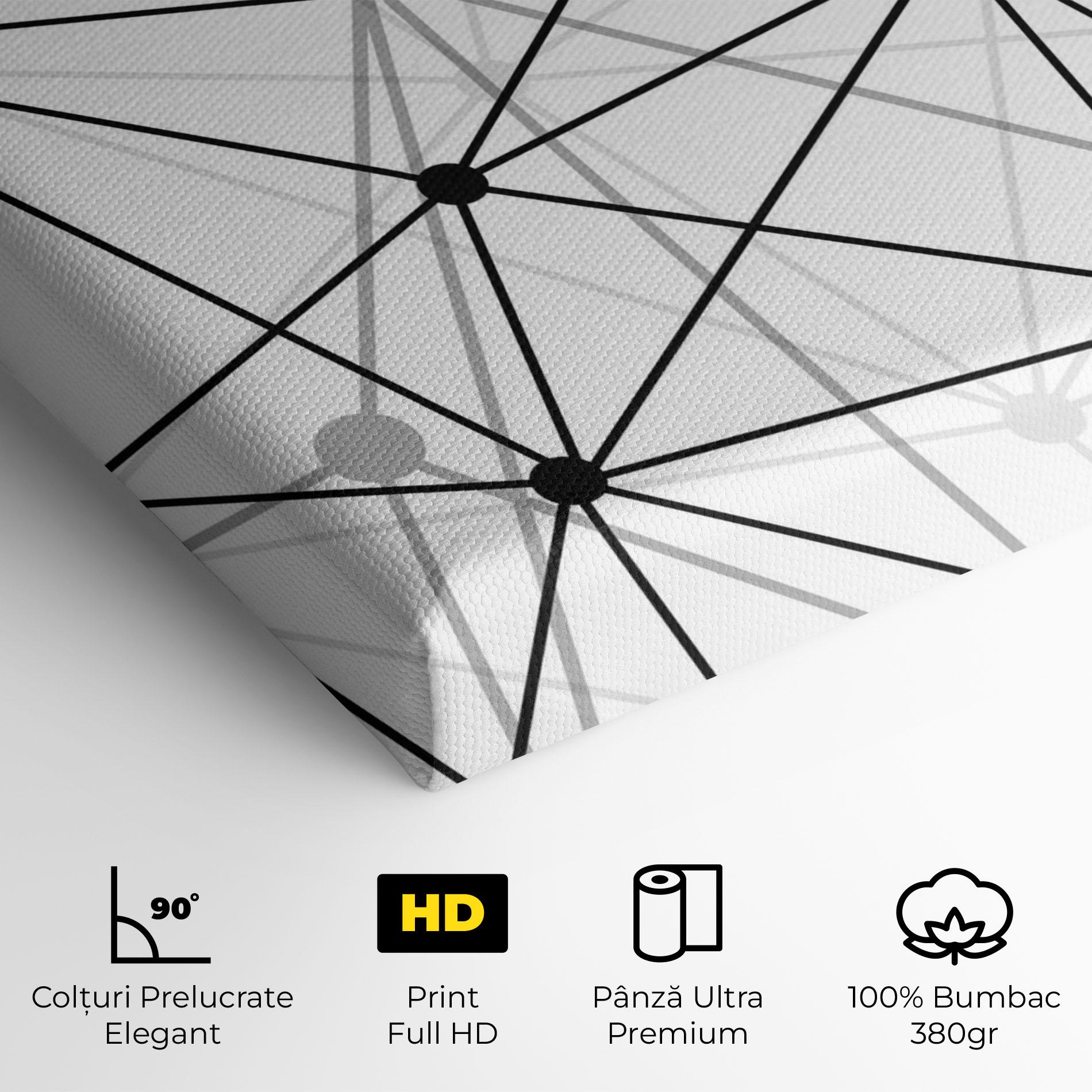 Tablou Canvas Black Connecting mockup 4