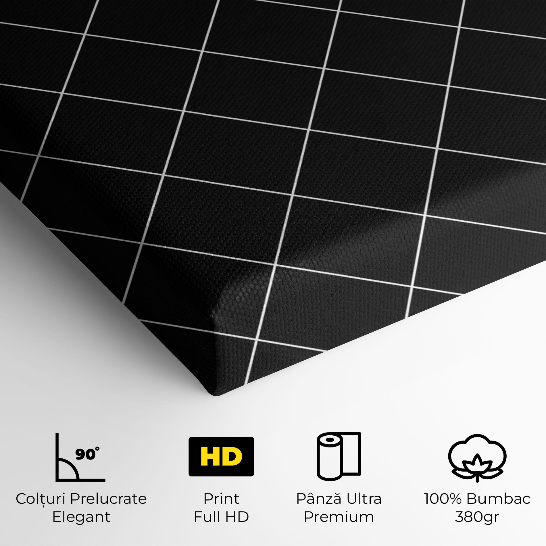 Tablou Canvas Black Square mockup 4