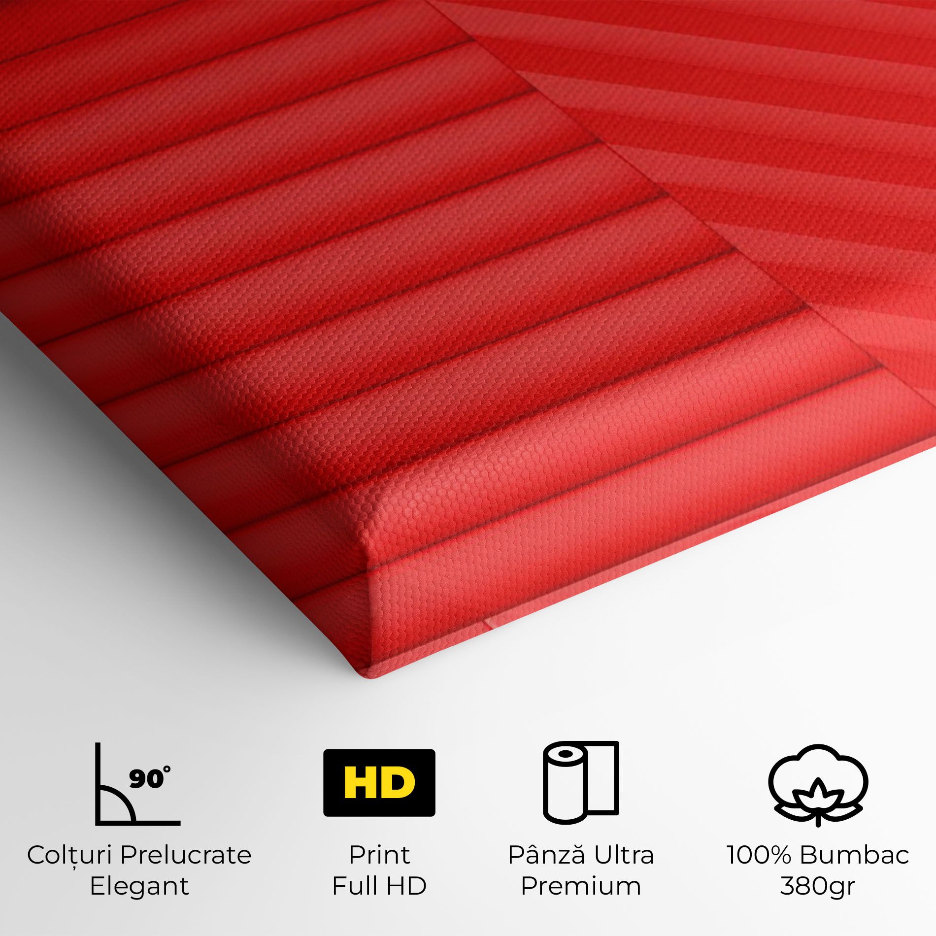 Red Square Circle mockup 4