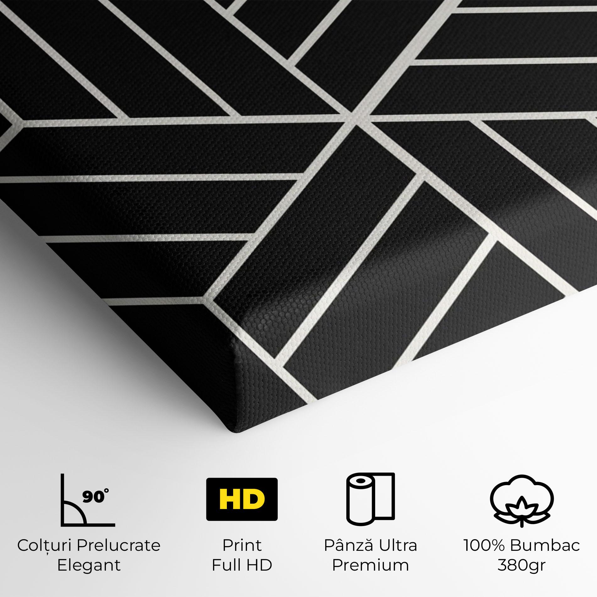 Tablou Canvas White Square mockup 4